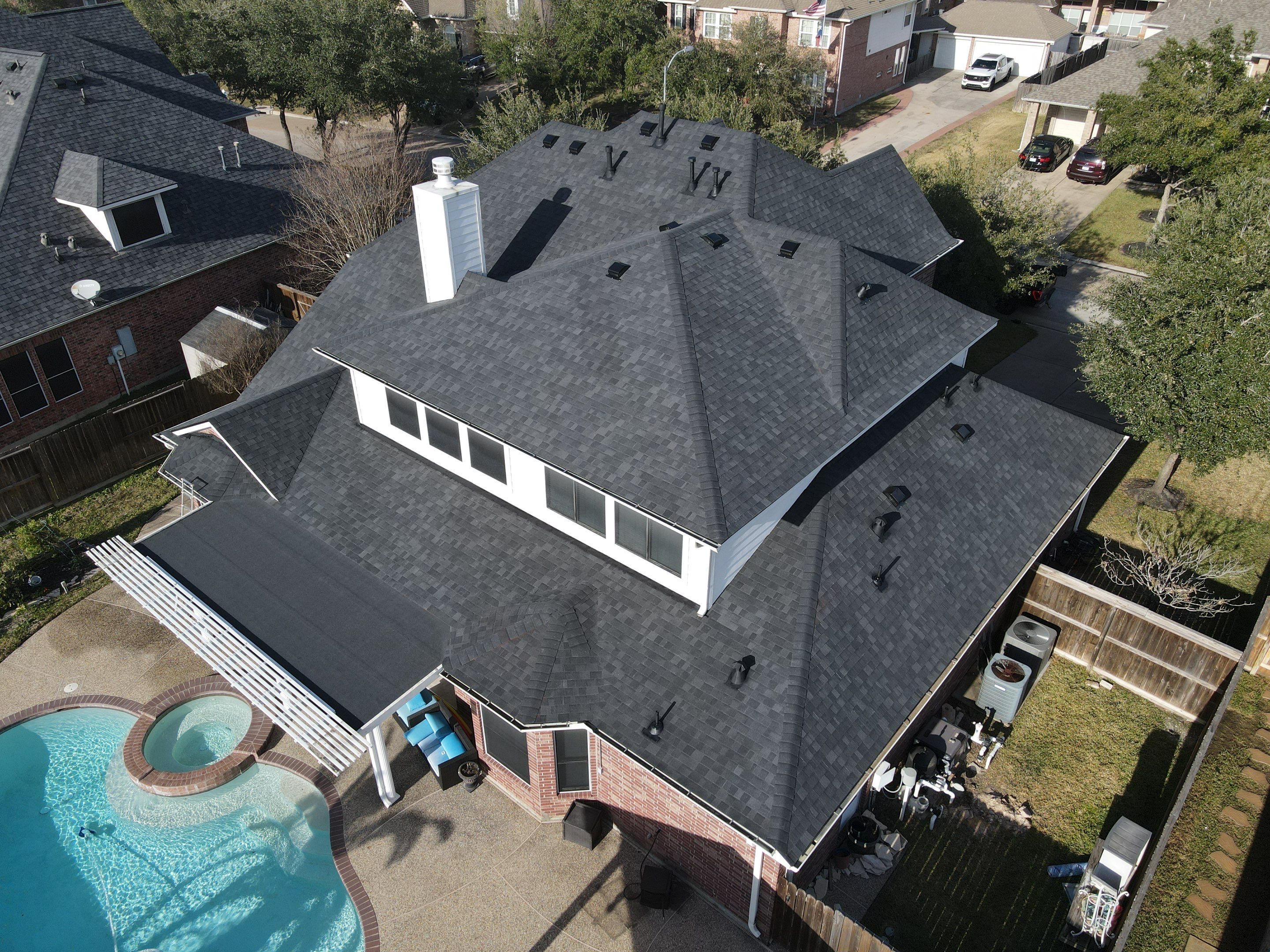 Roof Replacement using Owen's Corning - Duration Onyx Black by Roof Concepts Construction