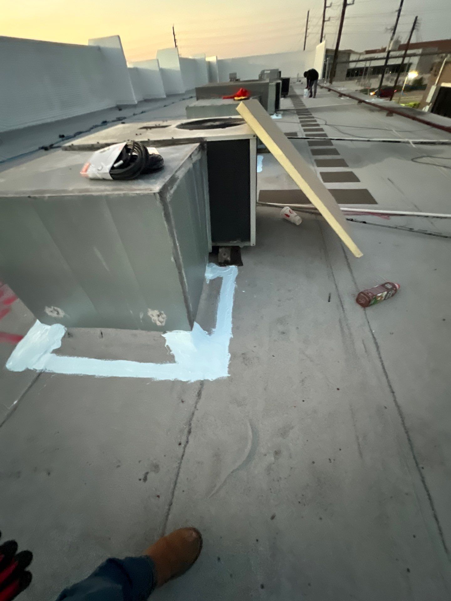 Commercial Roofing Repair using Customer requested products by Roof Repair Company