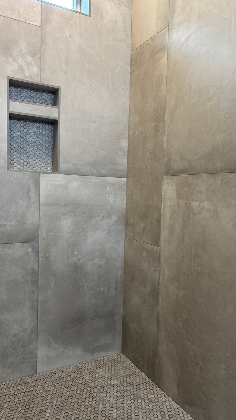 Stunning Tile Shower Installation  by Footprints Floors of Nashville