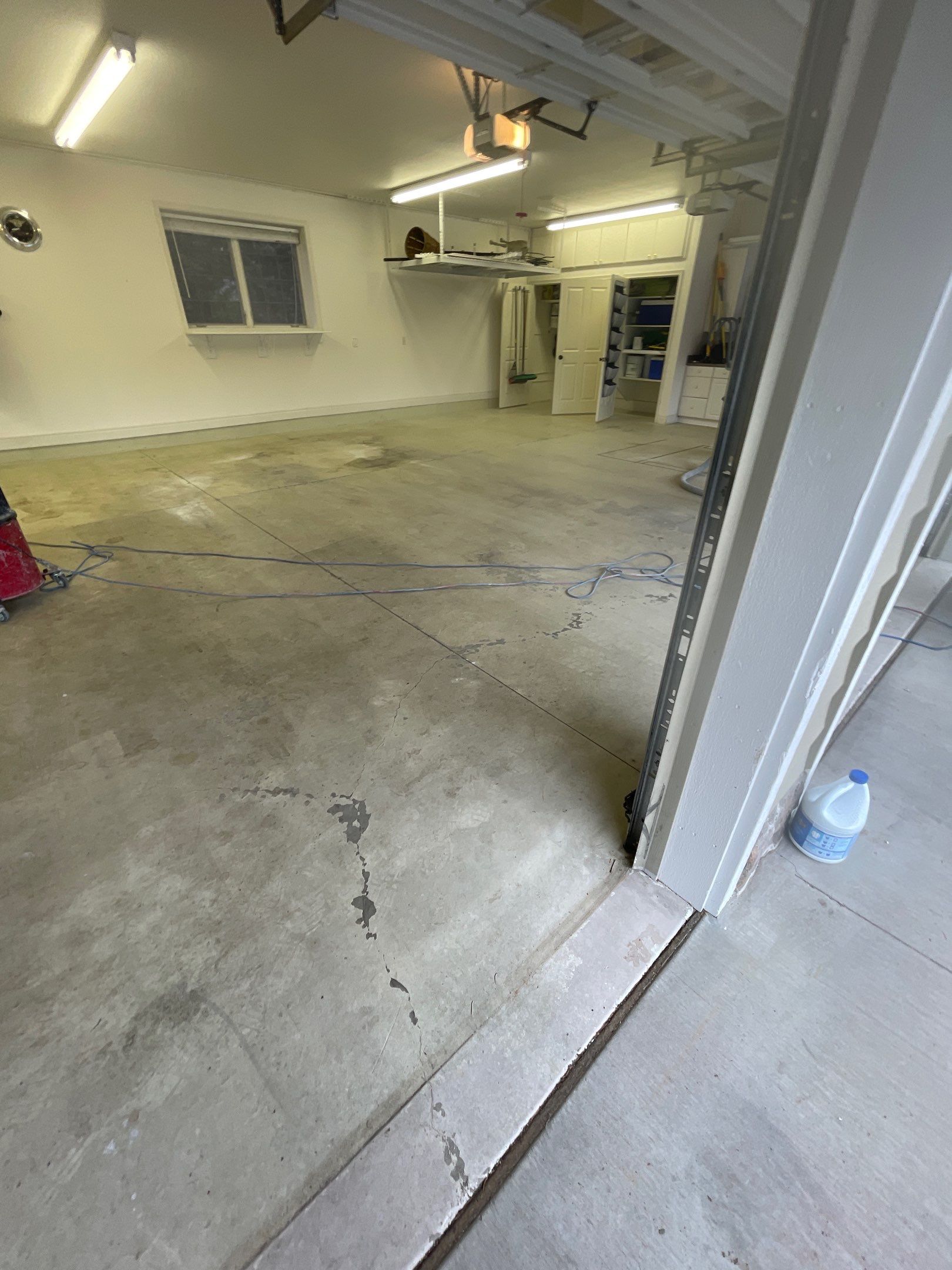 Garage Transformation using Driftwood Colorway by Croc Coatings, LLC