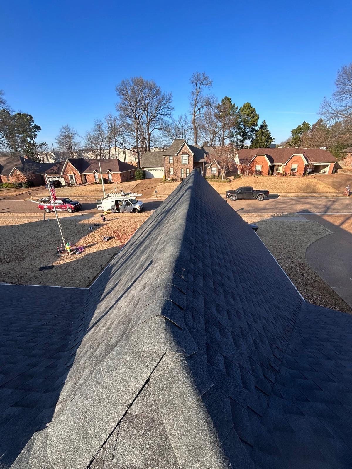 Asphalt Shingle Roof Replacement and Decking Repair in Bartlett by Revival Roofing Services
