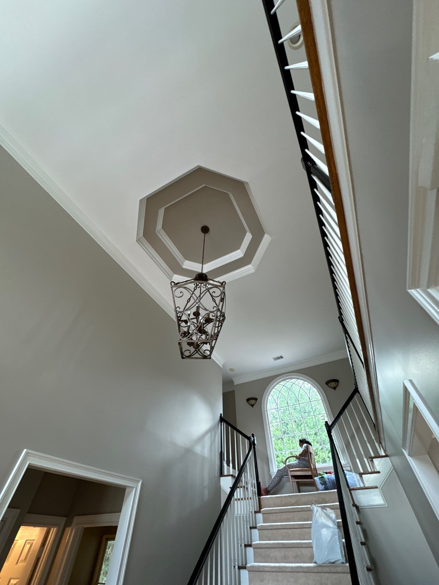 Full Interior Home Painting and Screened Porch Refinishing in Alpharetta by Swift Home Renovations