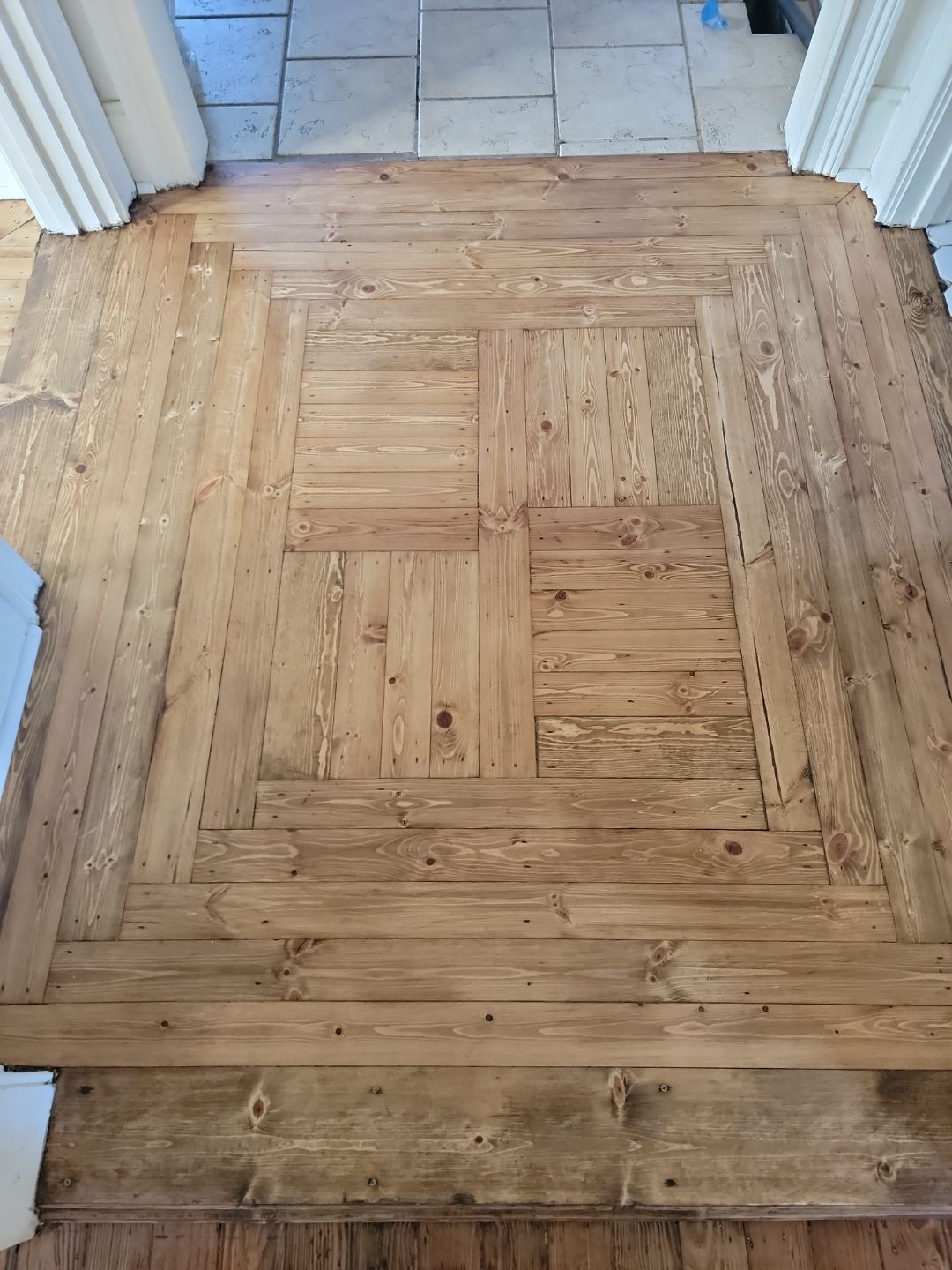 Hardwood Refinish and repair by Footprints Floors of Nashville