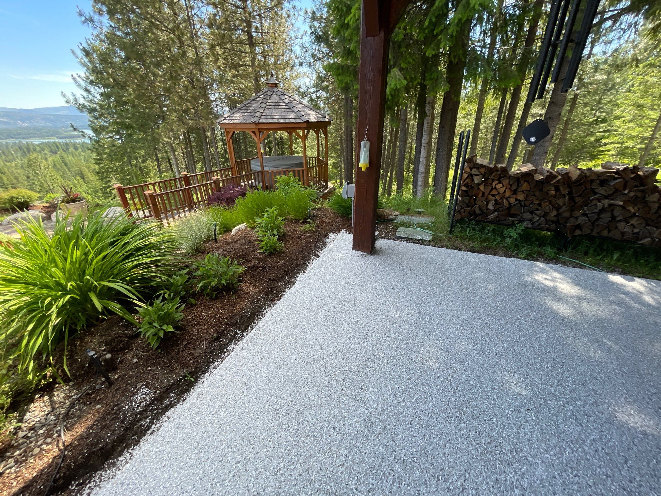Patio Transformation using Mt Everest by Croc Coatings, LLC