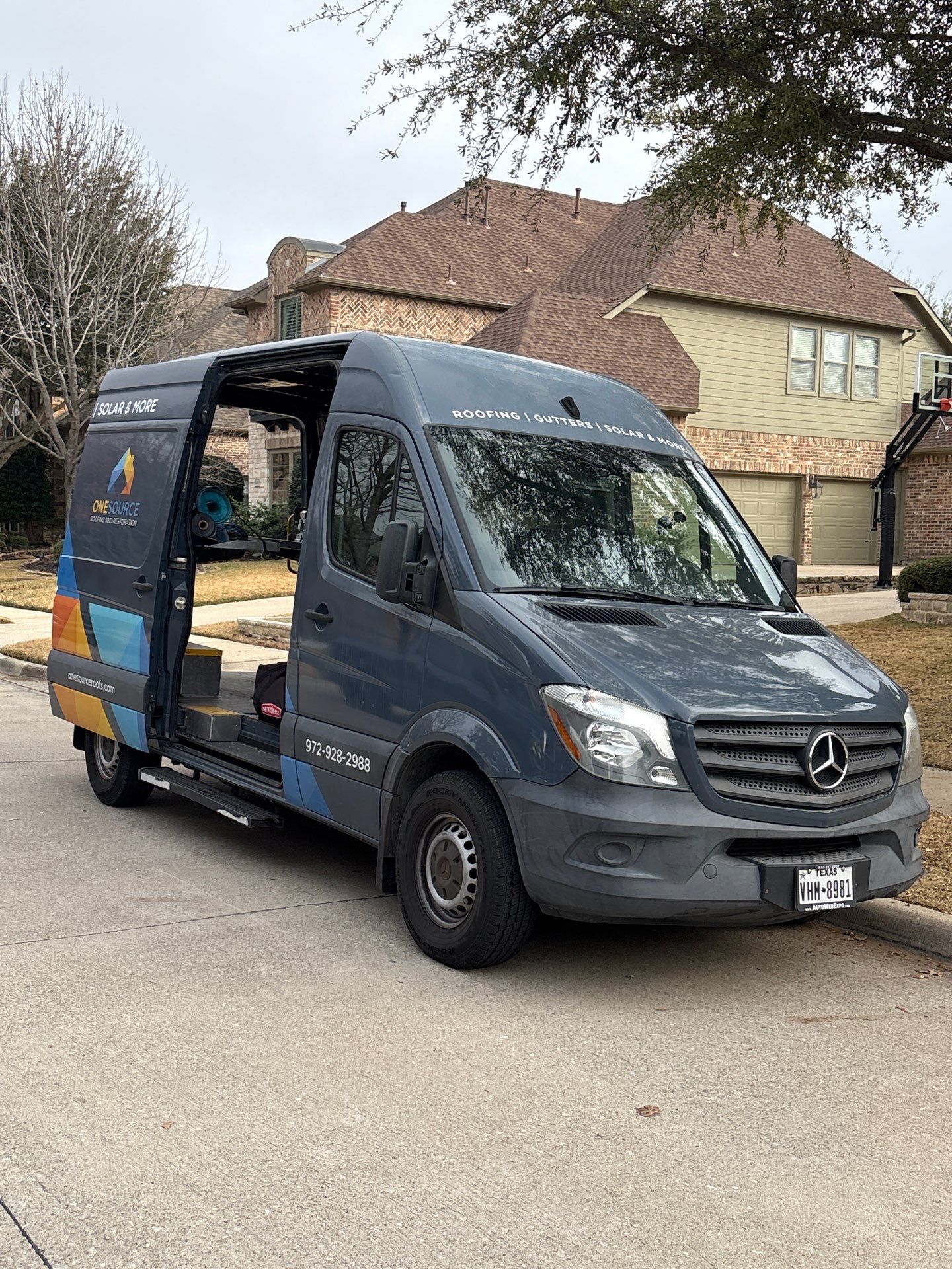 Residential Roofing Installation using Malarkey Vista Brilliant Black by OneSource Roofing and Restoration