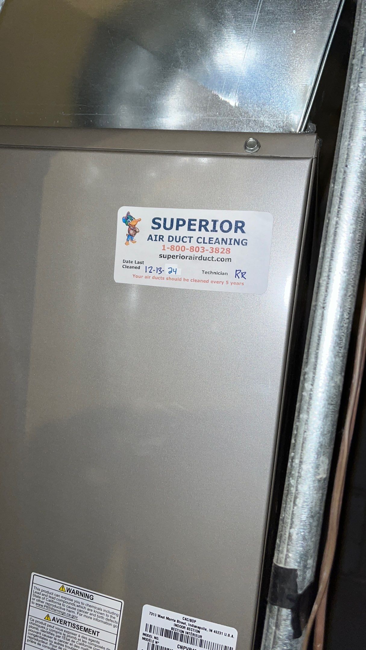Air Duct Cleaning With a Vacuum Truck in Canfield, OH by Superior Air Duct Cleaning