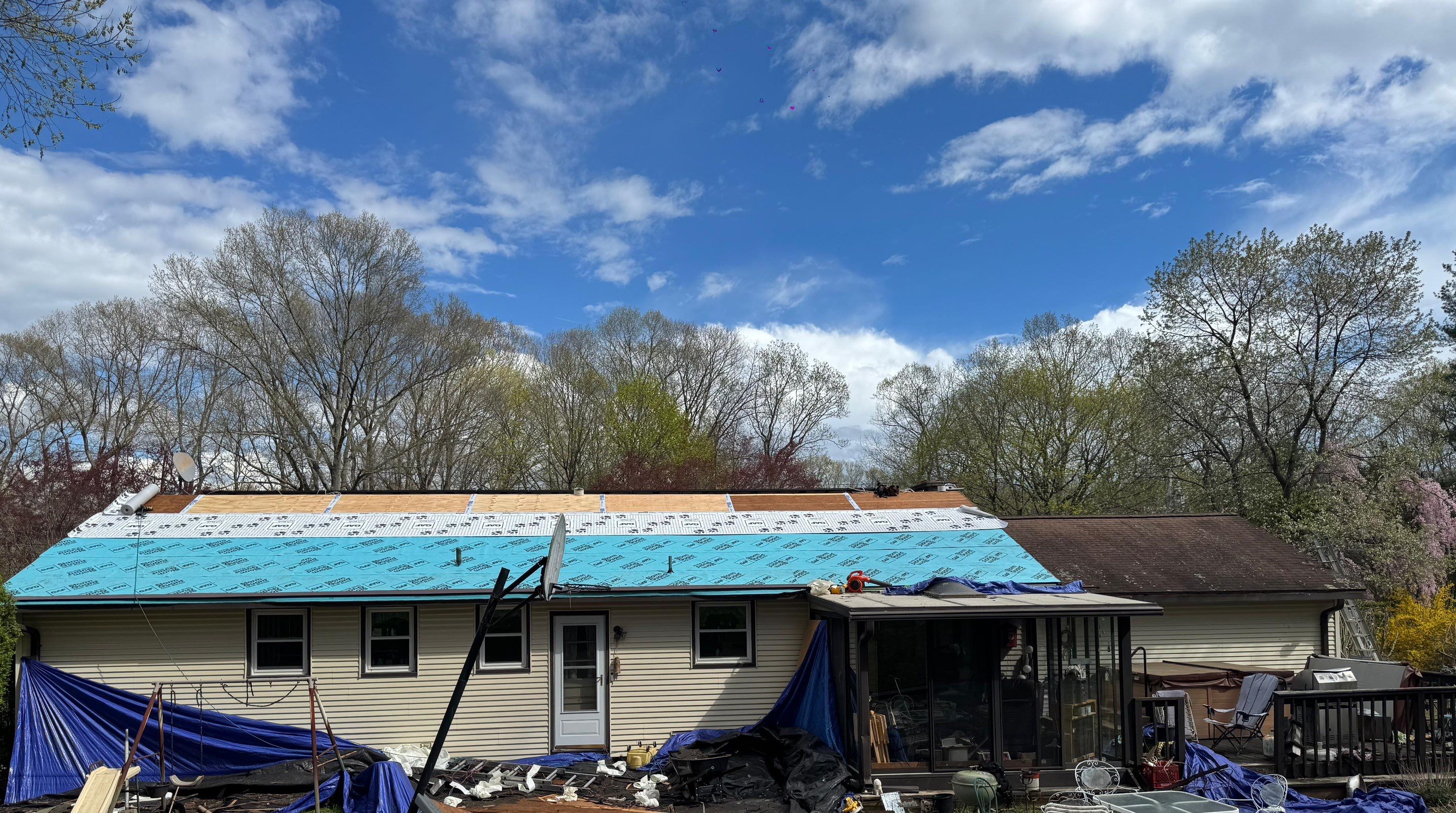 Asphalt shingles in Orange, CT gives homeowner brand new roof! by DiGiorgi Roofing and Siding Inc