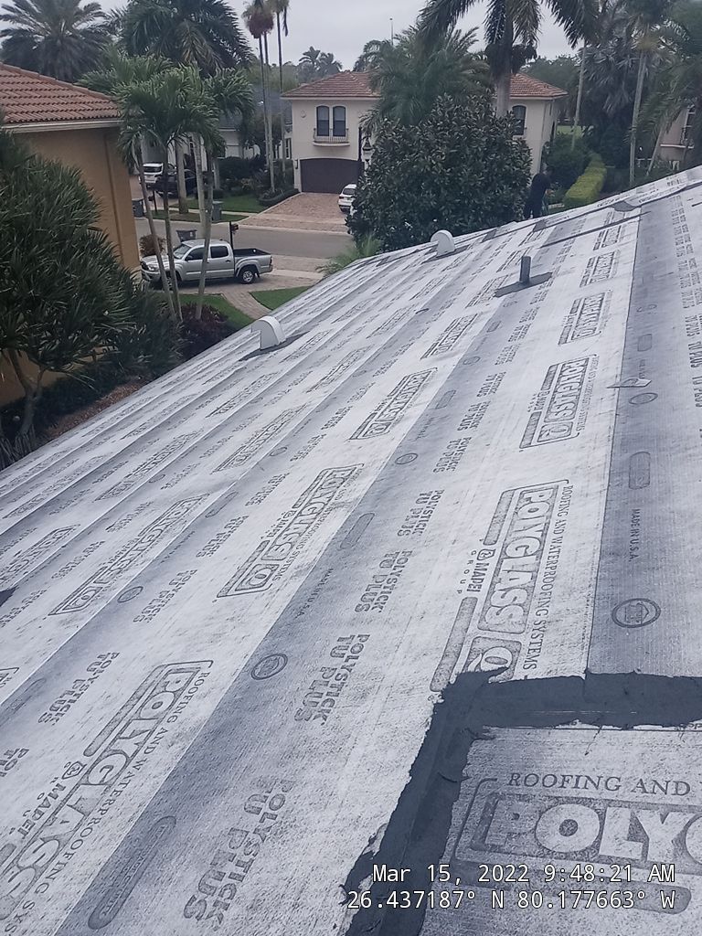 Residential Roofing Installation using Eagle Roofing Tile by BLUES BROTHERS ROOFING