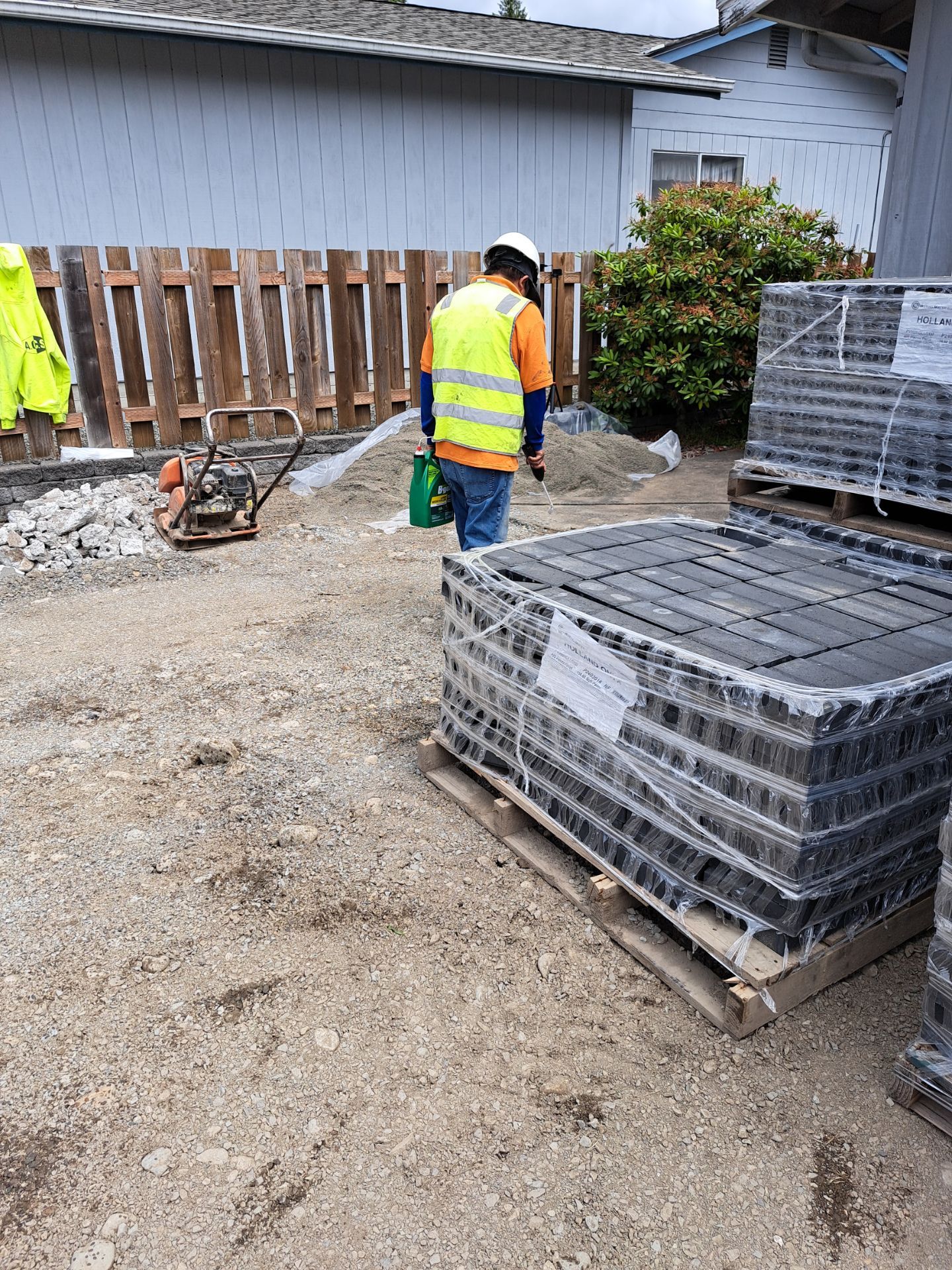 Connie G. Pavers Patio and Gravel Driveway by Jireh Asphalt & Concrete Inc 