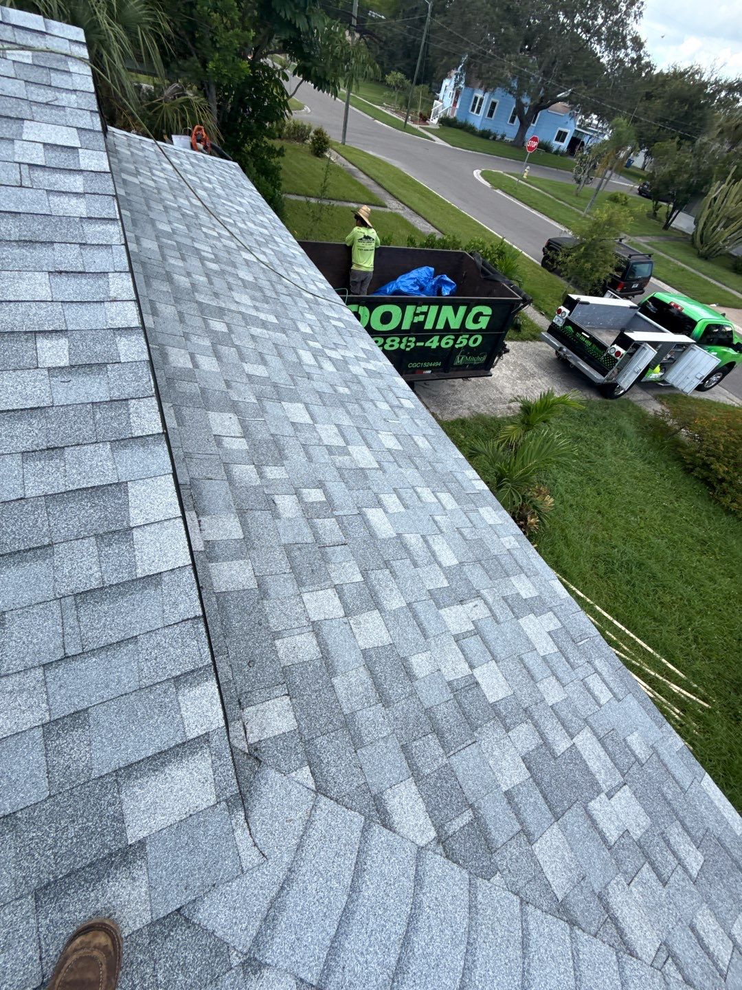 Project in St. Petersburg 33703 by Mitchell Roofing Company LLC