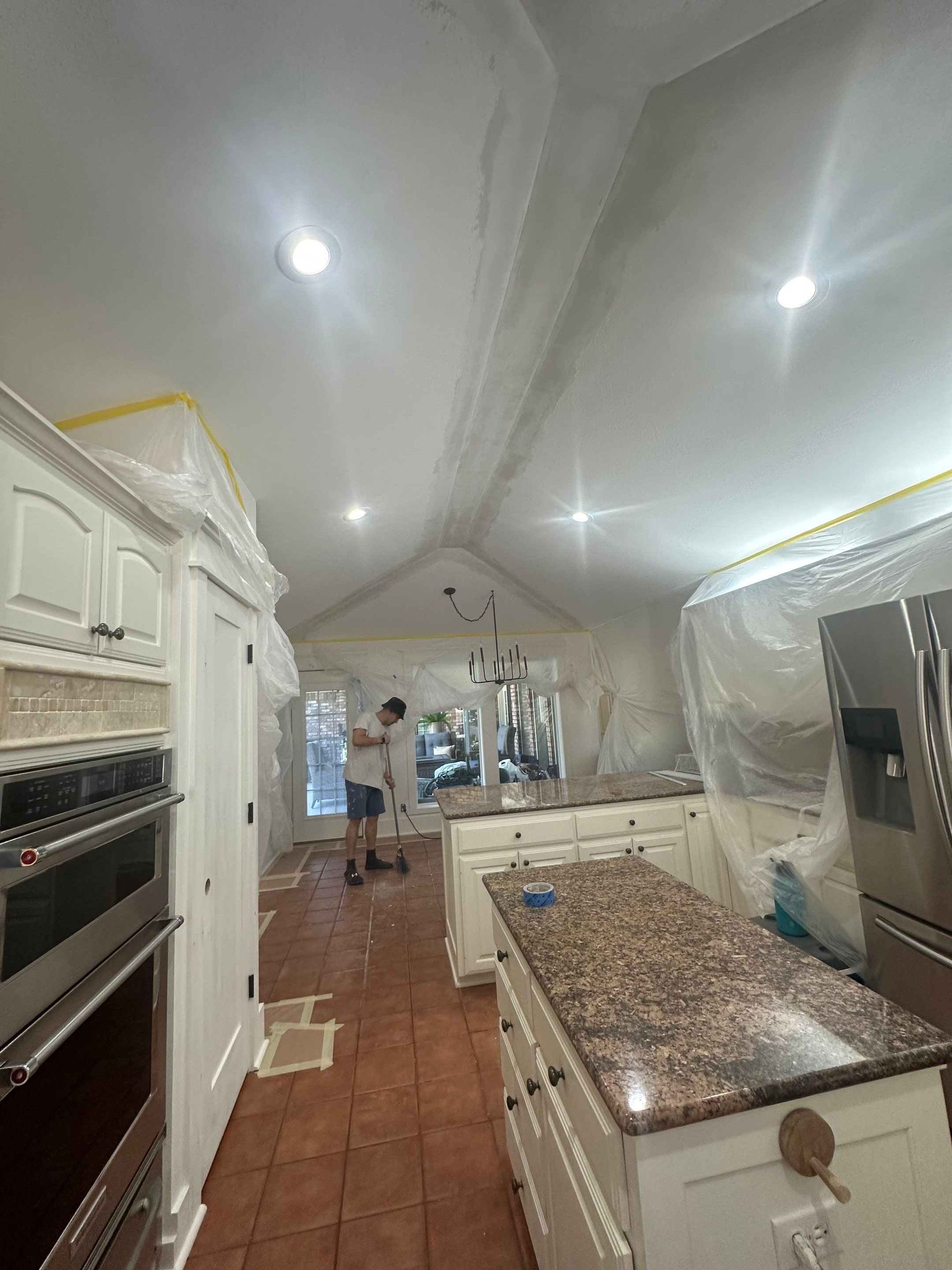 Interior Kitchen Painting & Drywall Texturing – Longview, Texas by Quality Coats Painting
