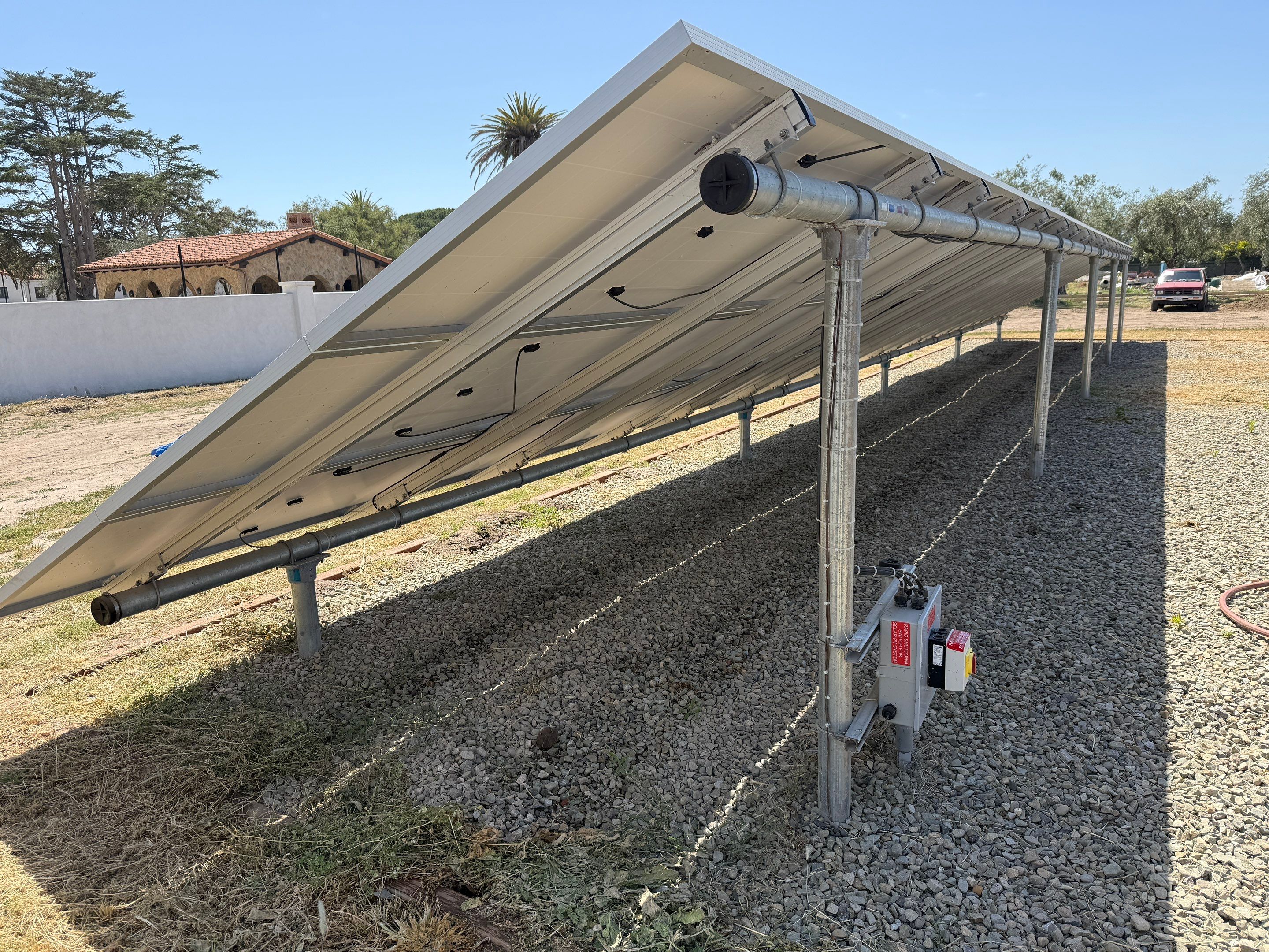 Groundmount Solar Cleaning by Sunrise 805