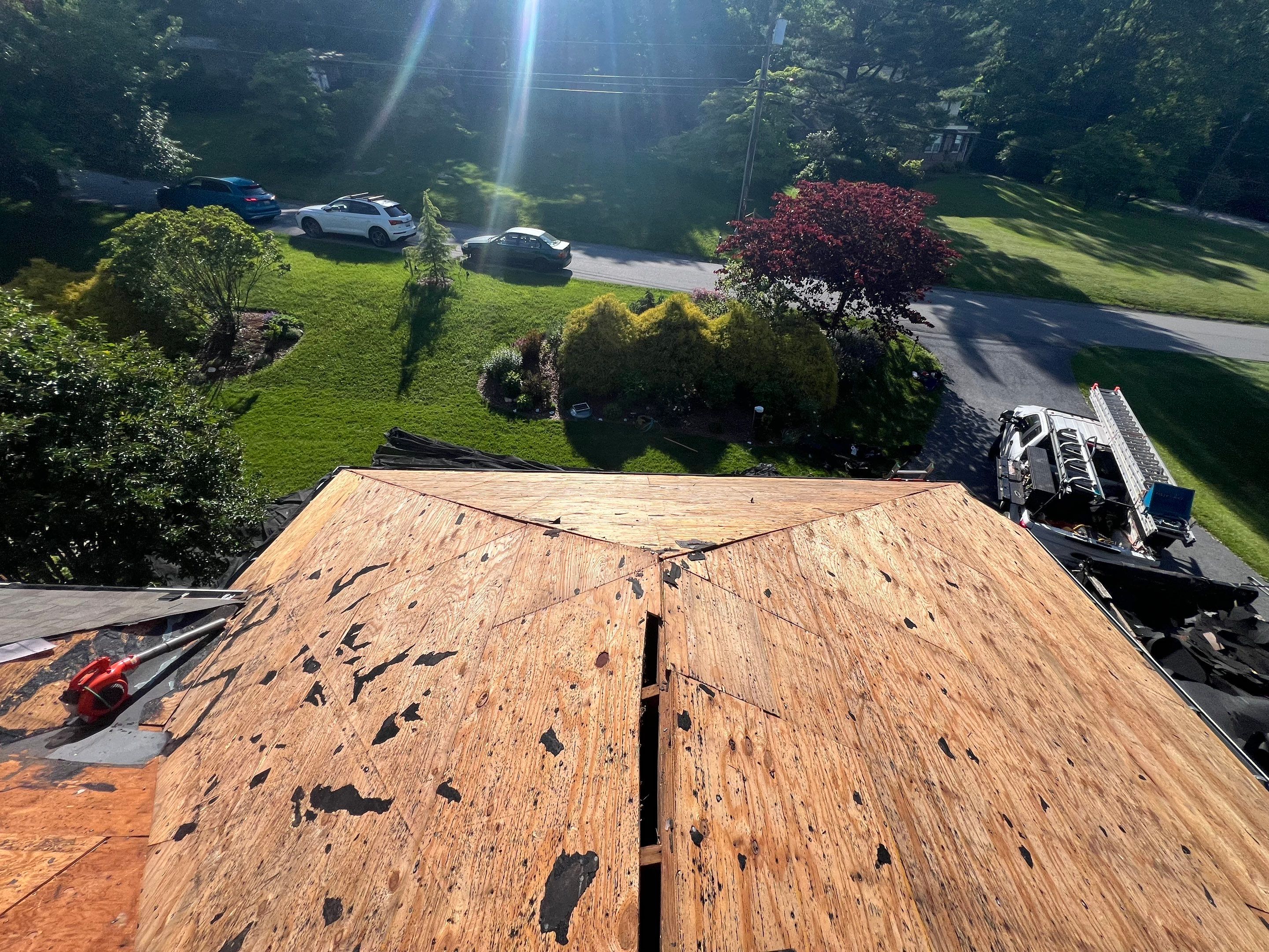 Residential Roof Replacement and Sheathing Repair in Frederick by Frederick Roof Repair