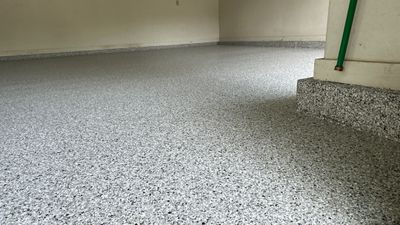 David K. got the garage floor of his dreams