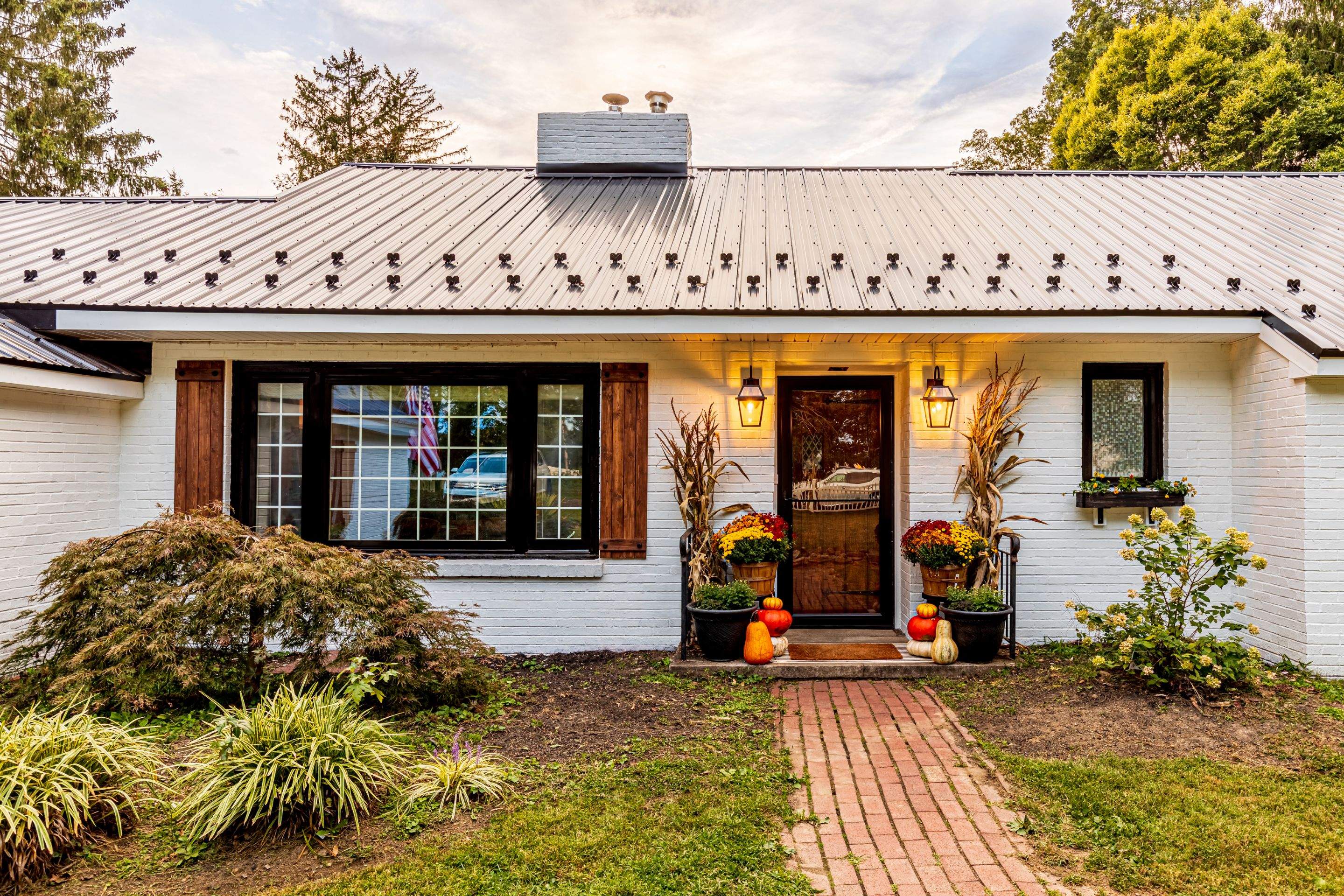 Metal Roof-black by Esh Builders