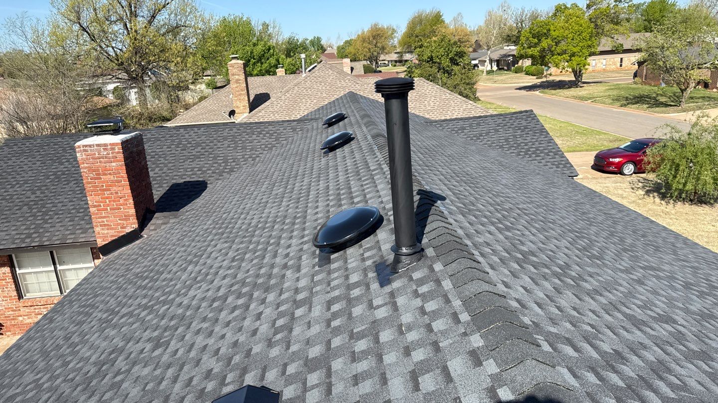 roof, solar tube, & box vent replacement in Oklahoma City by McCann's Roofing and Construction