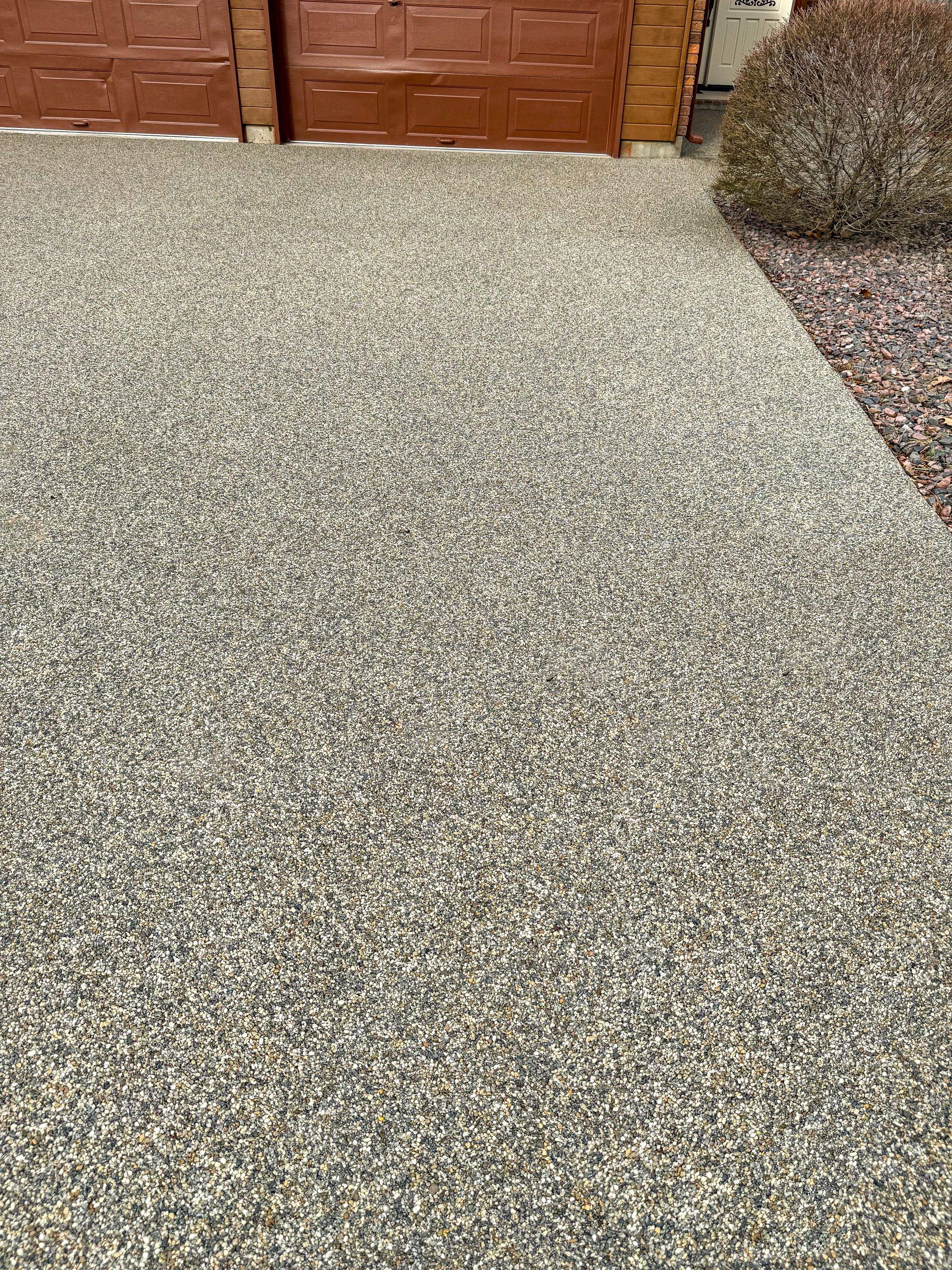Driveway Transformation in Bastille for Louise by Mr. Mudd Concrete