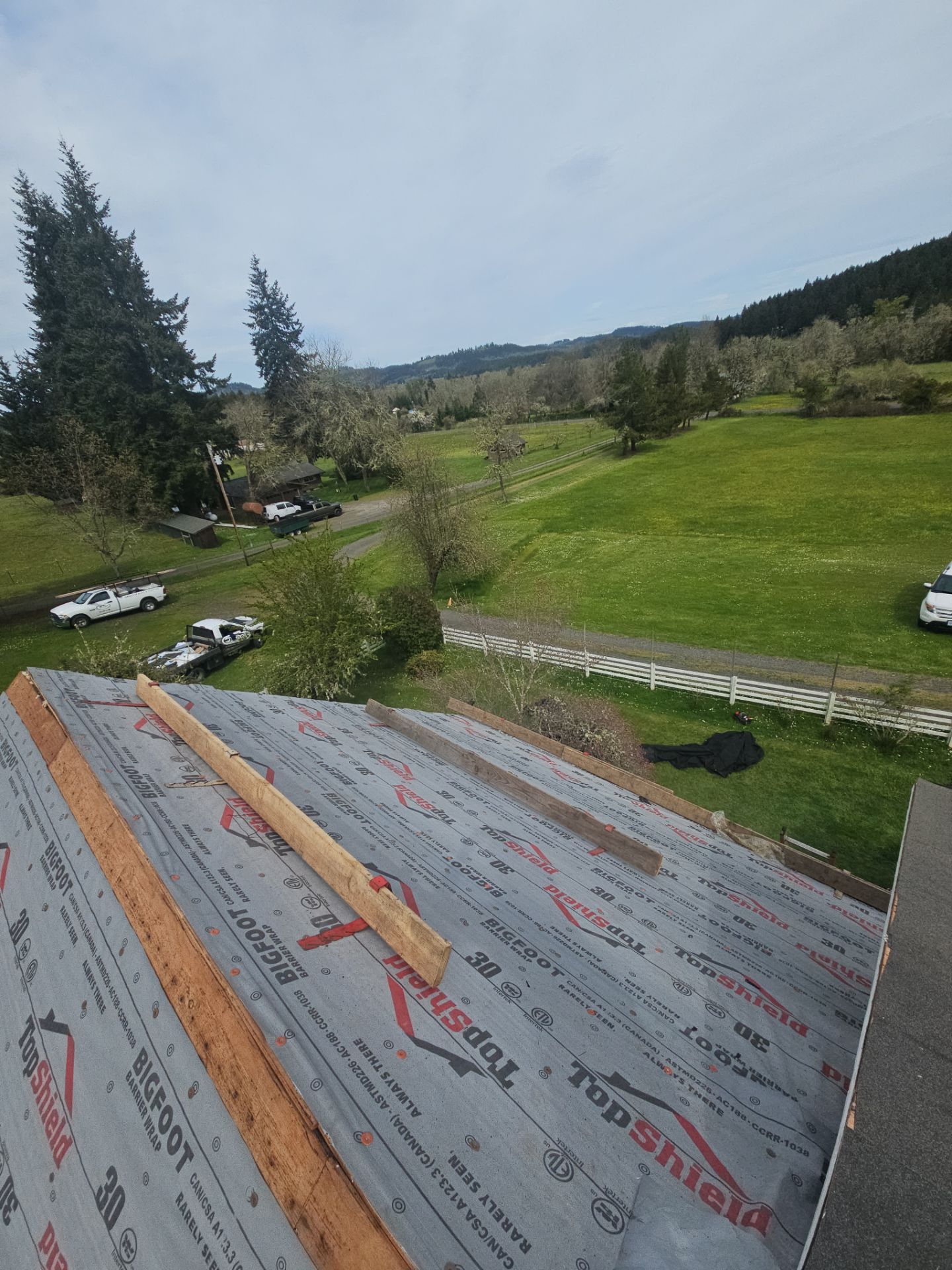 Residential Roofing Installation using IKO Dynasty (Color: Frostone Grey) by Orezona Building & Roofing Company, Inc.