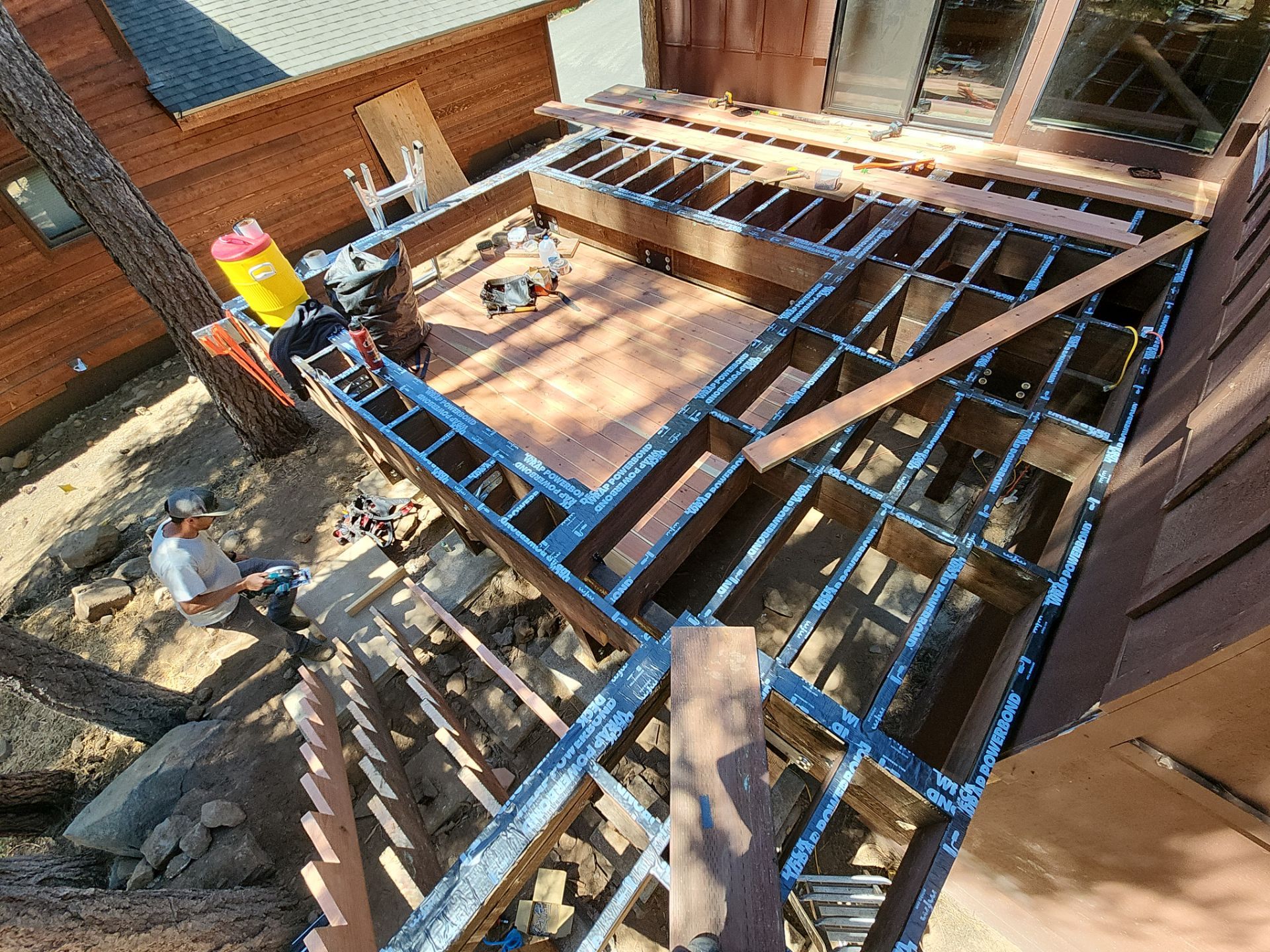 Deck Build W/ Recessed Hot Tub by The Tahoe Tradesman
