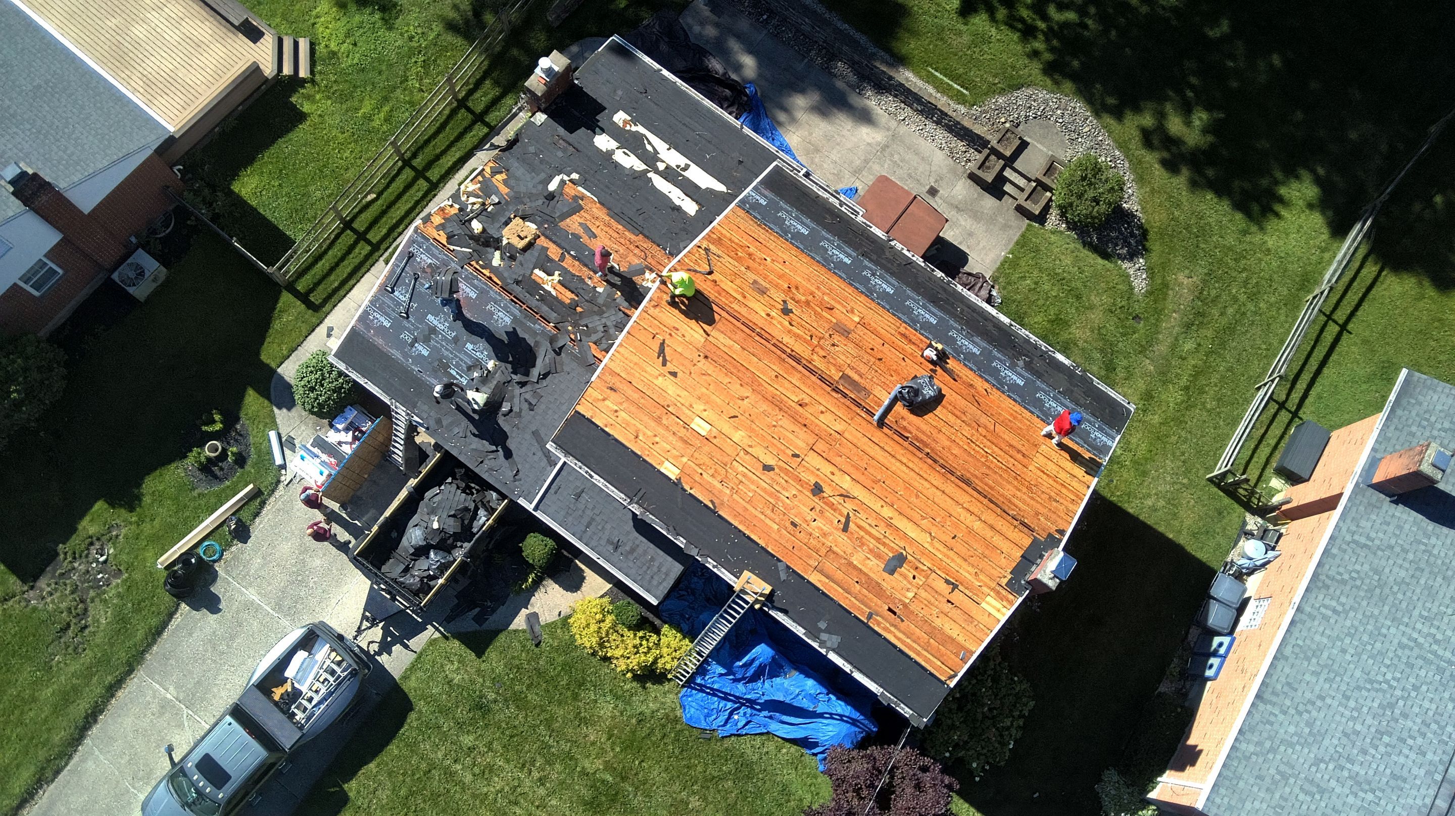 Full Roof Replacement and Architectural Shingle Installation in Cincinnati by Level Up Roofing and Restoration Services LLC