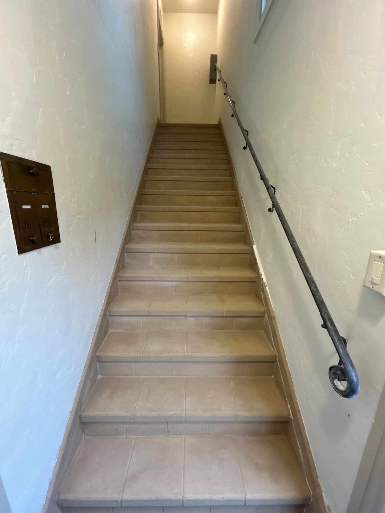 Sandblasting Paint Off Interior Staircase In Los Angeles, CA by La Power Washing Inc