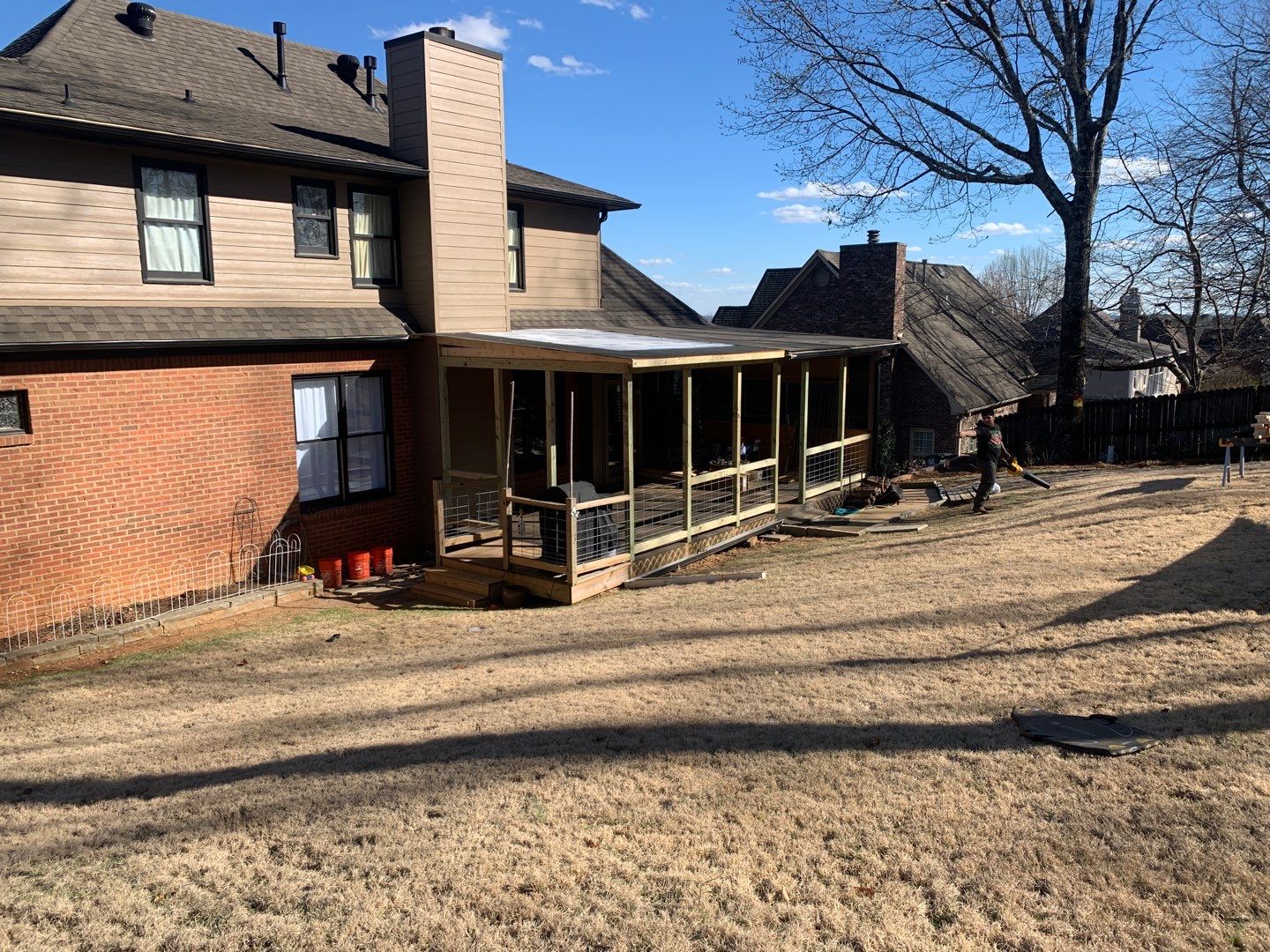 Lake Crest Circle - Roof and Deck Installation  by Pillar and Pine