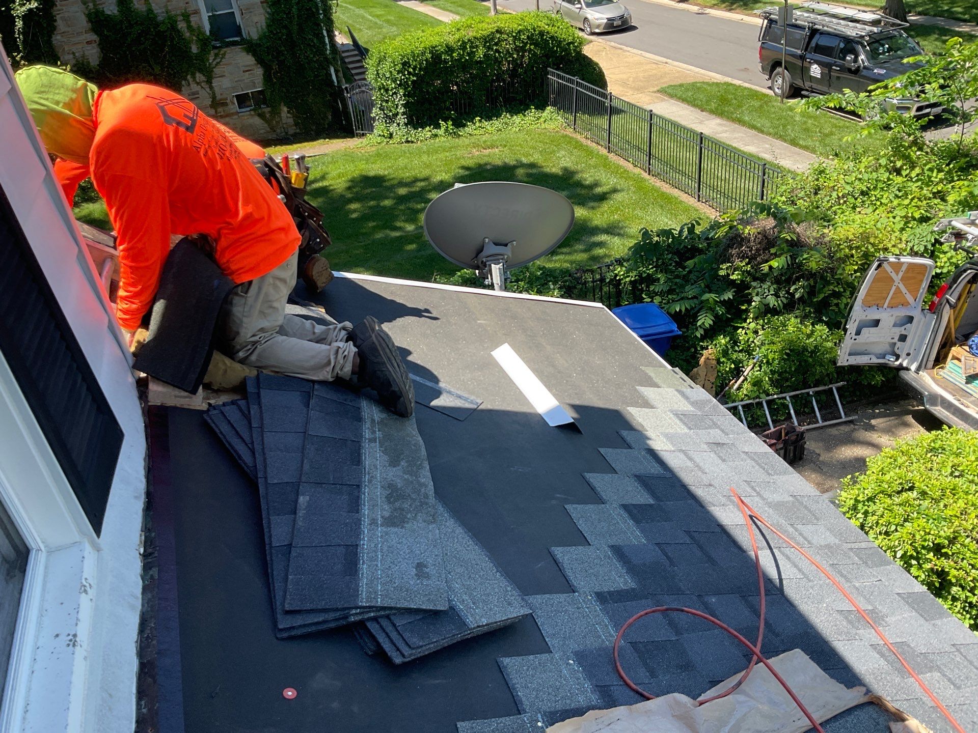 Roof Replace Porch by Alpha Design Services