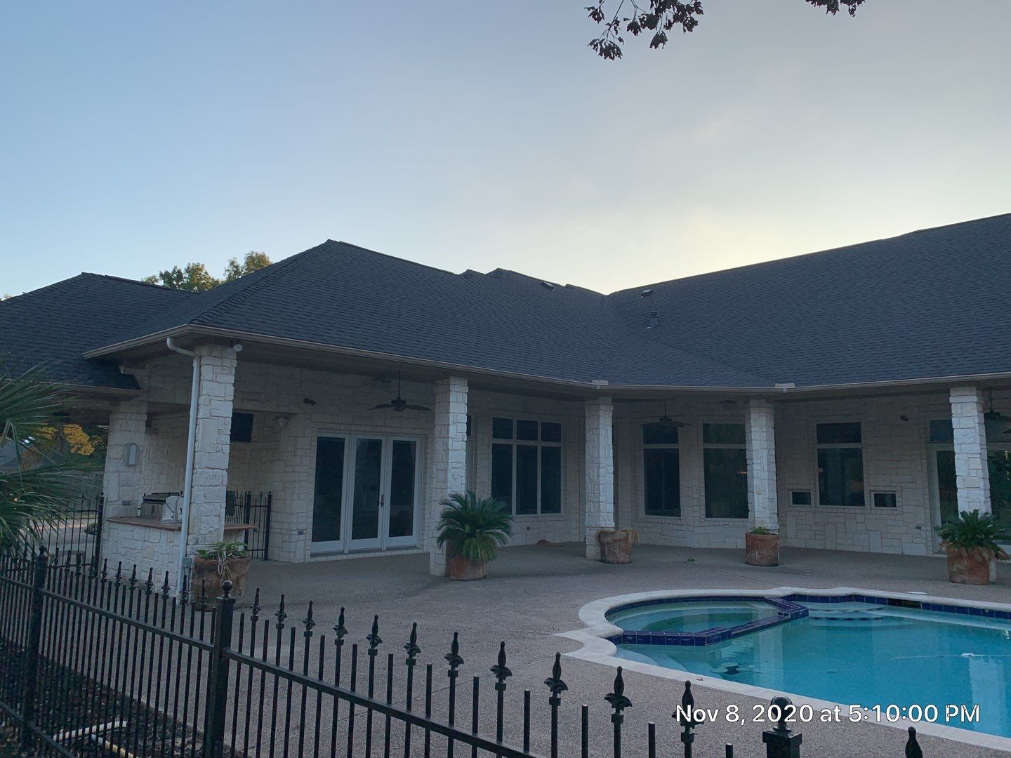 Huge Estate - Residential Roofing Installation using GAF Timberline HDZ Shingle System by First United Roofing & Construction