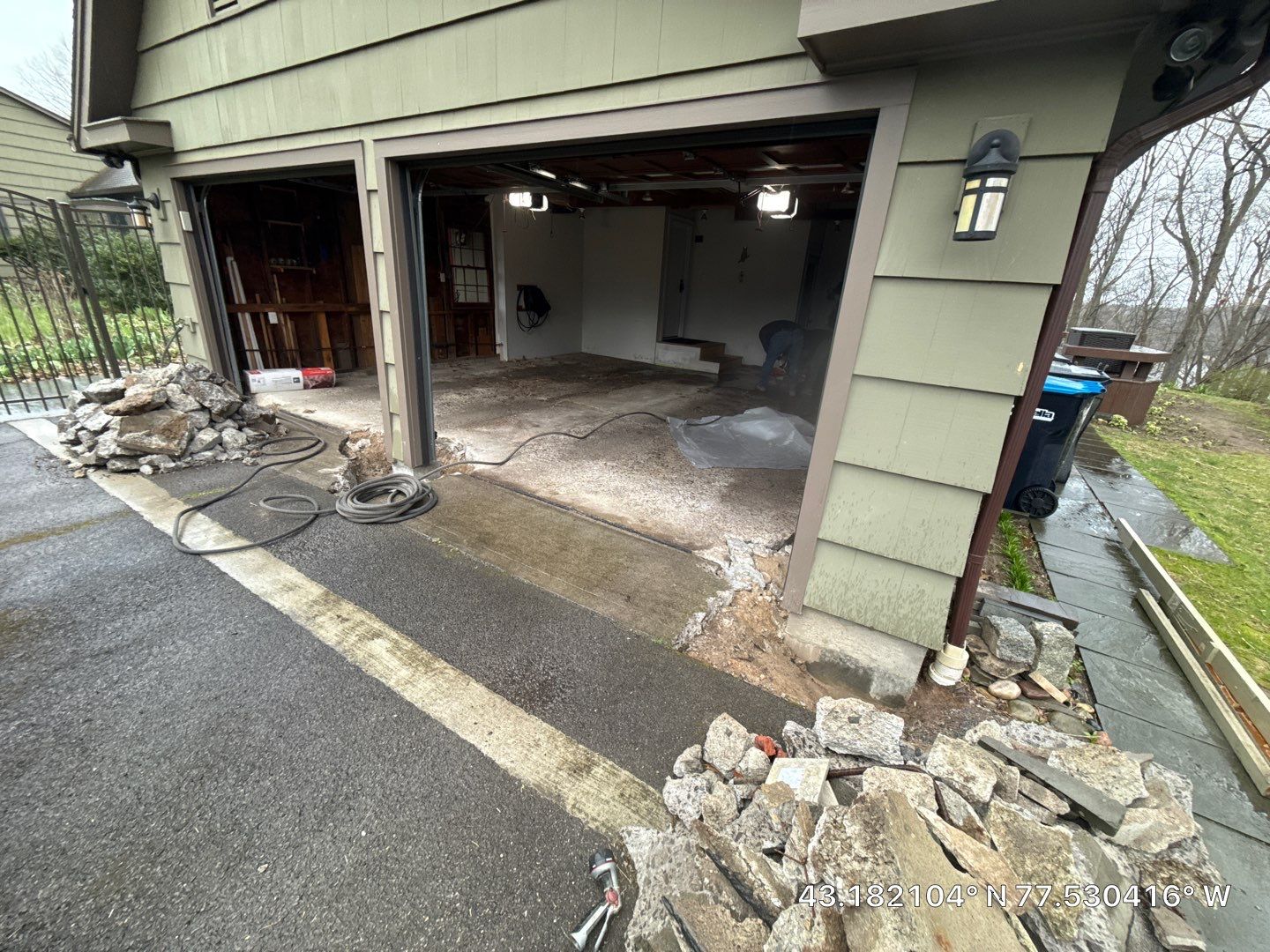 Rochester Garage Floor Replacment by NG Masonry & Construction LLC