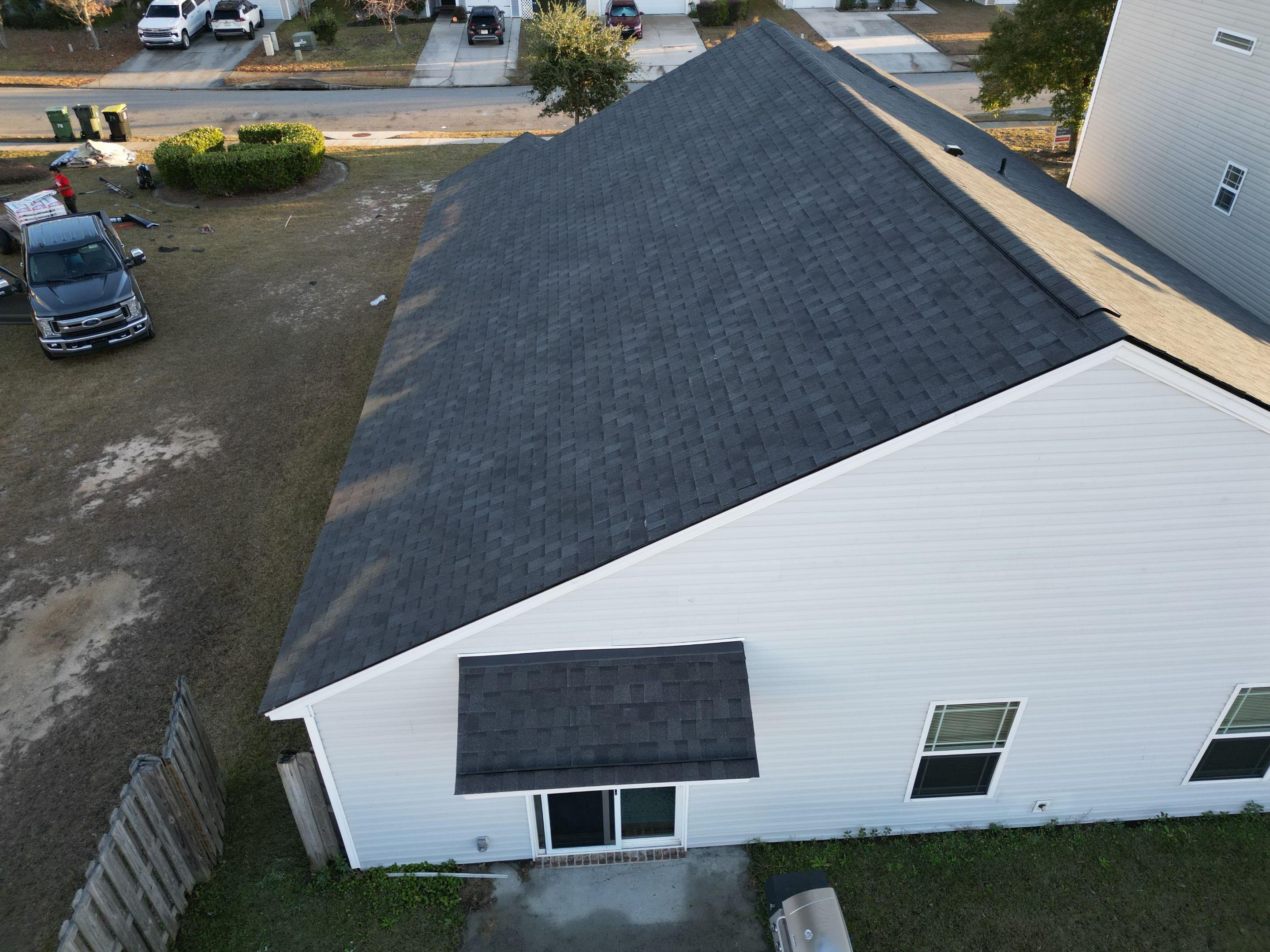 Residential Roofing Installation using Atlas Pinnacle Pristine Black Shadow. by Talya Roofing