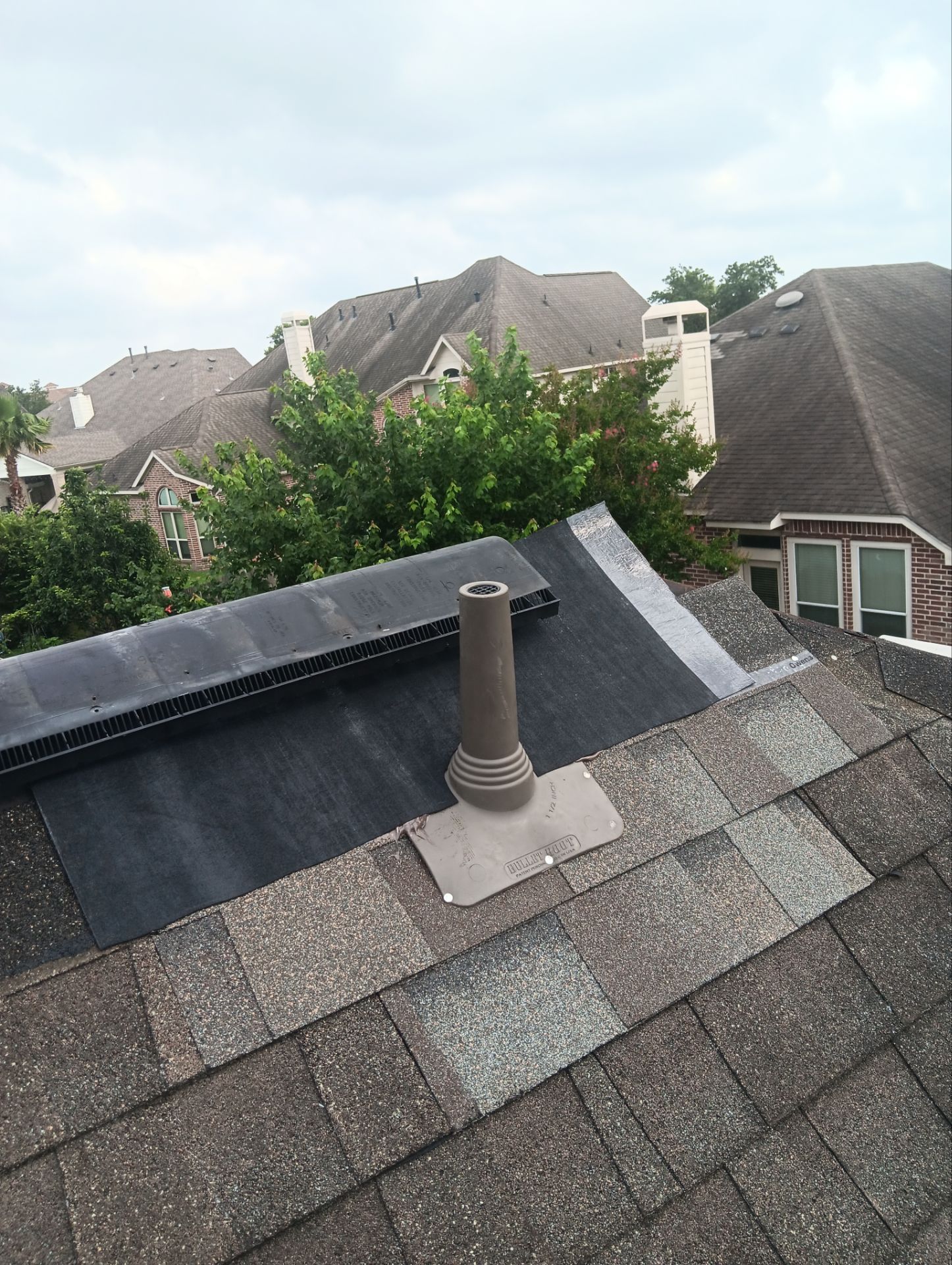 Hail Damage using Owen's Corning Duration (Lifetime) Shingles by Roof Repair Company