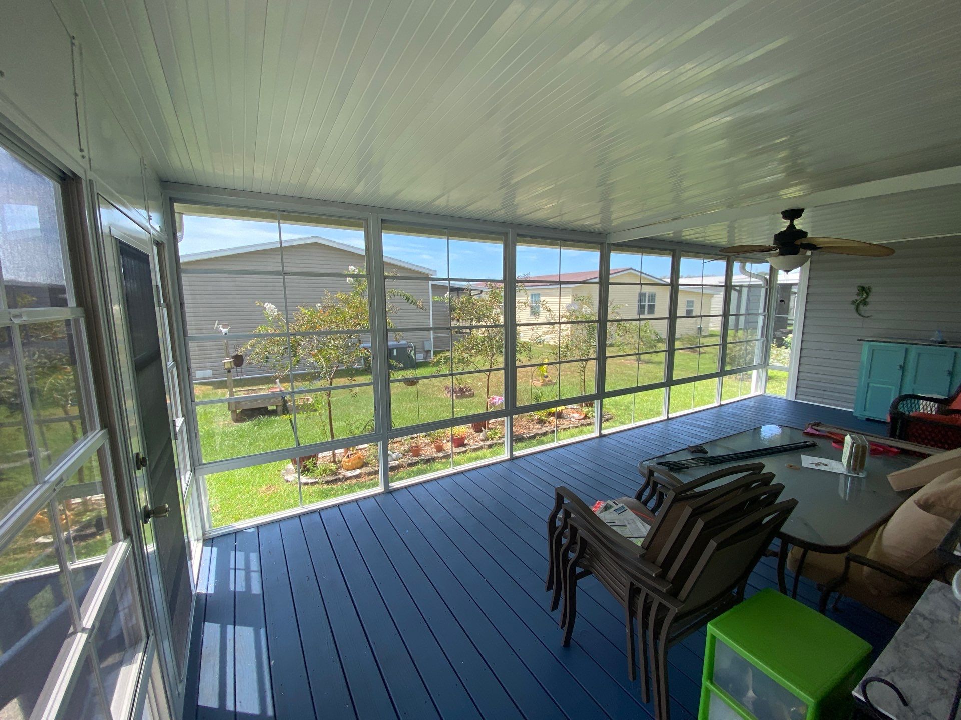 Screen Under w/Vinyl 4 Track Windows by Titan Sunrooms
