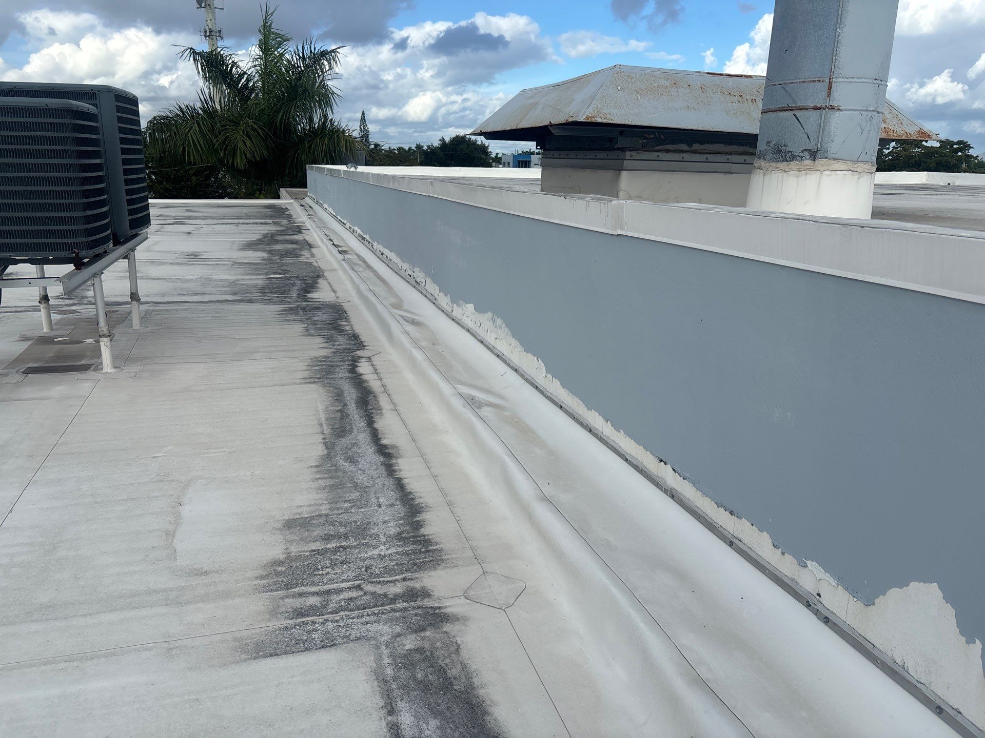 Commercial TPO Flat Roof Installation for Doral Industrial Building by AJF ROOFING INC