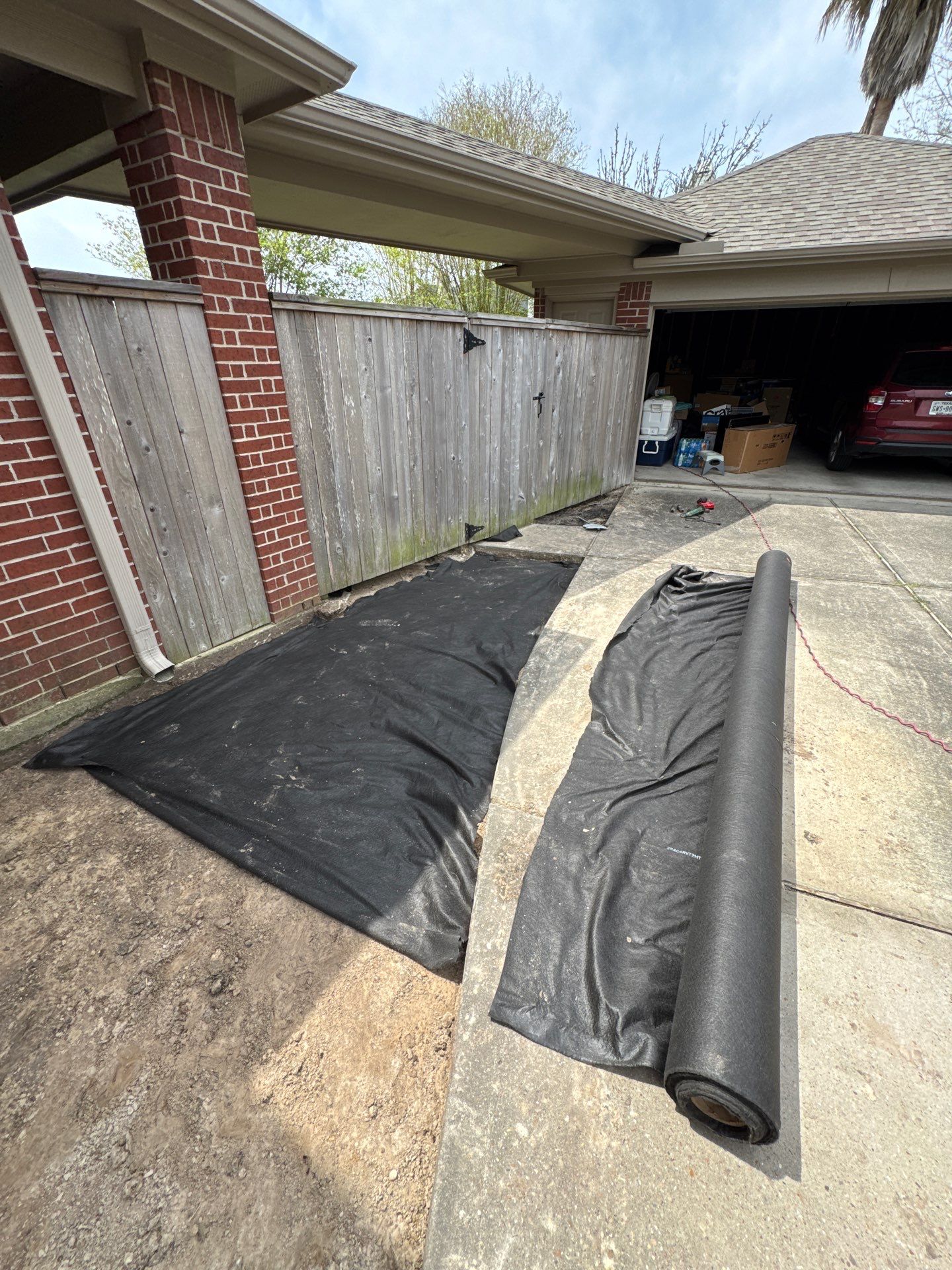 🌟 Steven’s Garage & Backyard Drainage Makeover by Texas Urban Elements