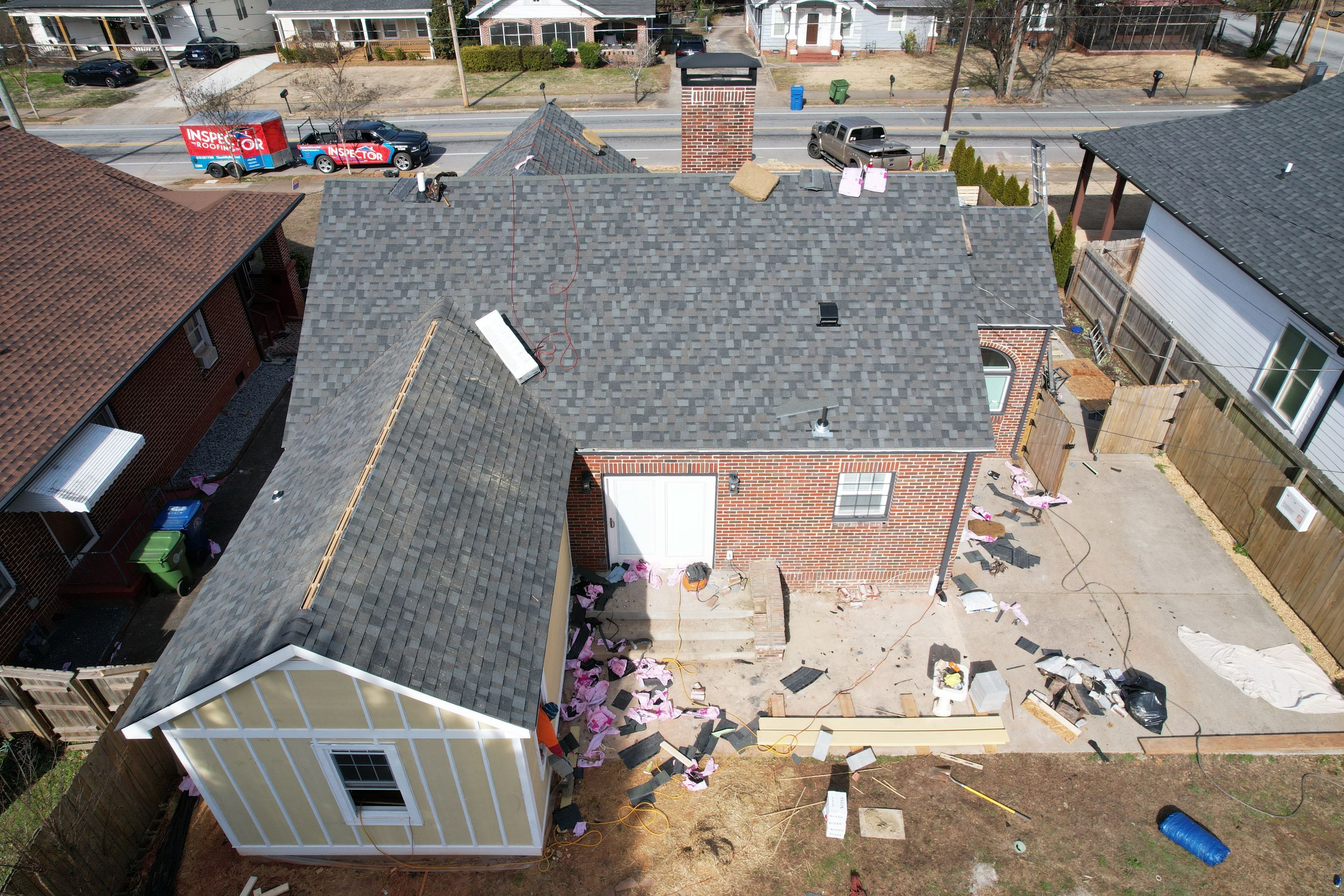 Residential Roofing Installation using Owens Corning by Inspector Roofing and Restoration