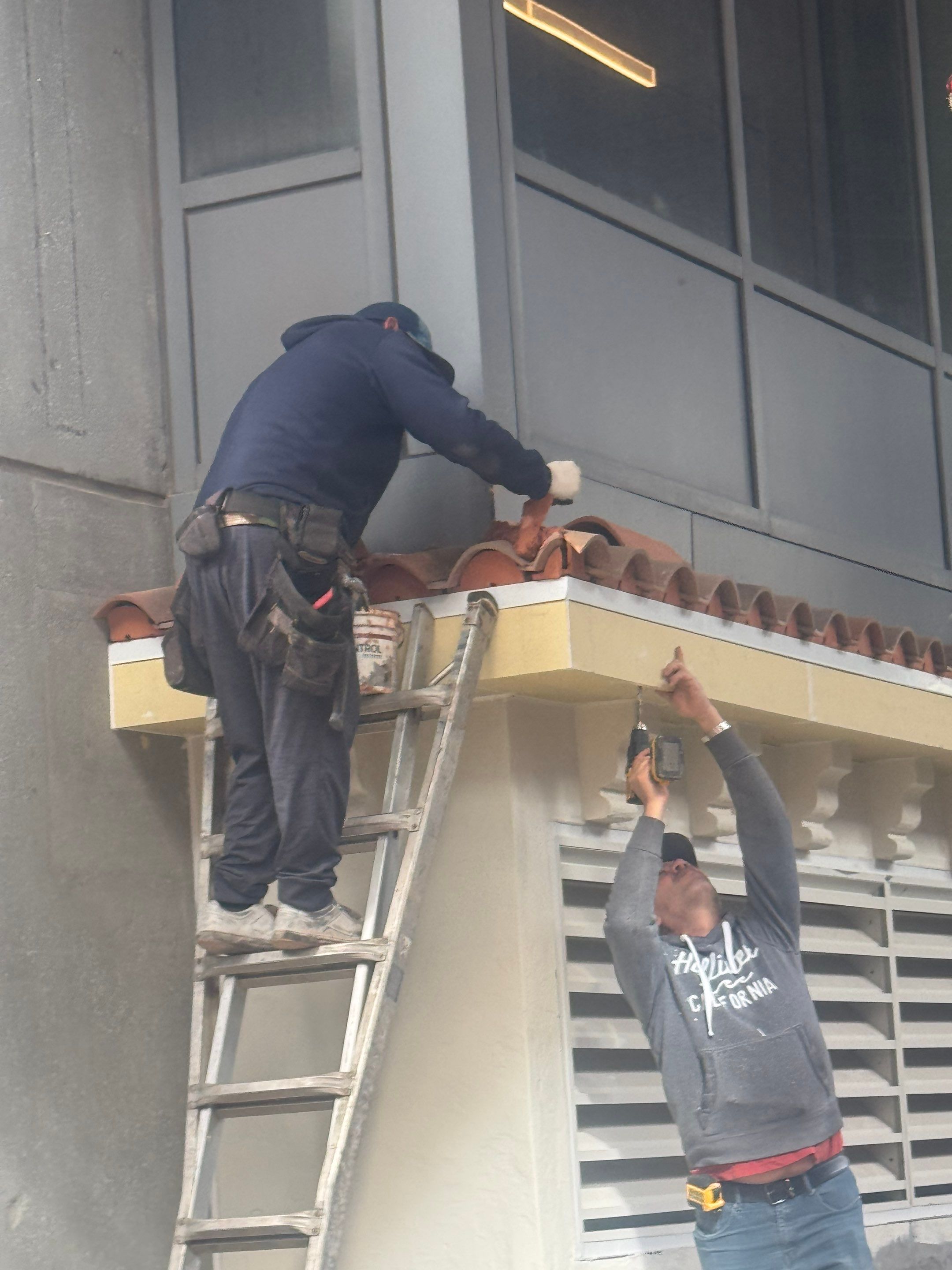 Spanish Tile & TPO Roofing Installation – Cuevacia Restaurant | Colony Square Midtown Atlanta by Mosaic Roofing Company