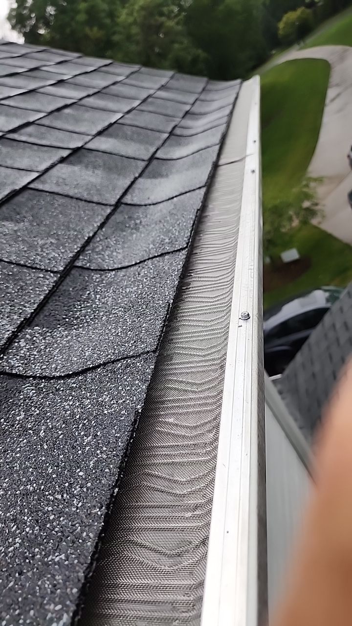 Gutter guard instalation  by Power Wash Masters LLC