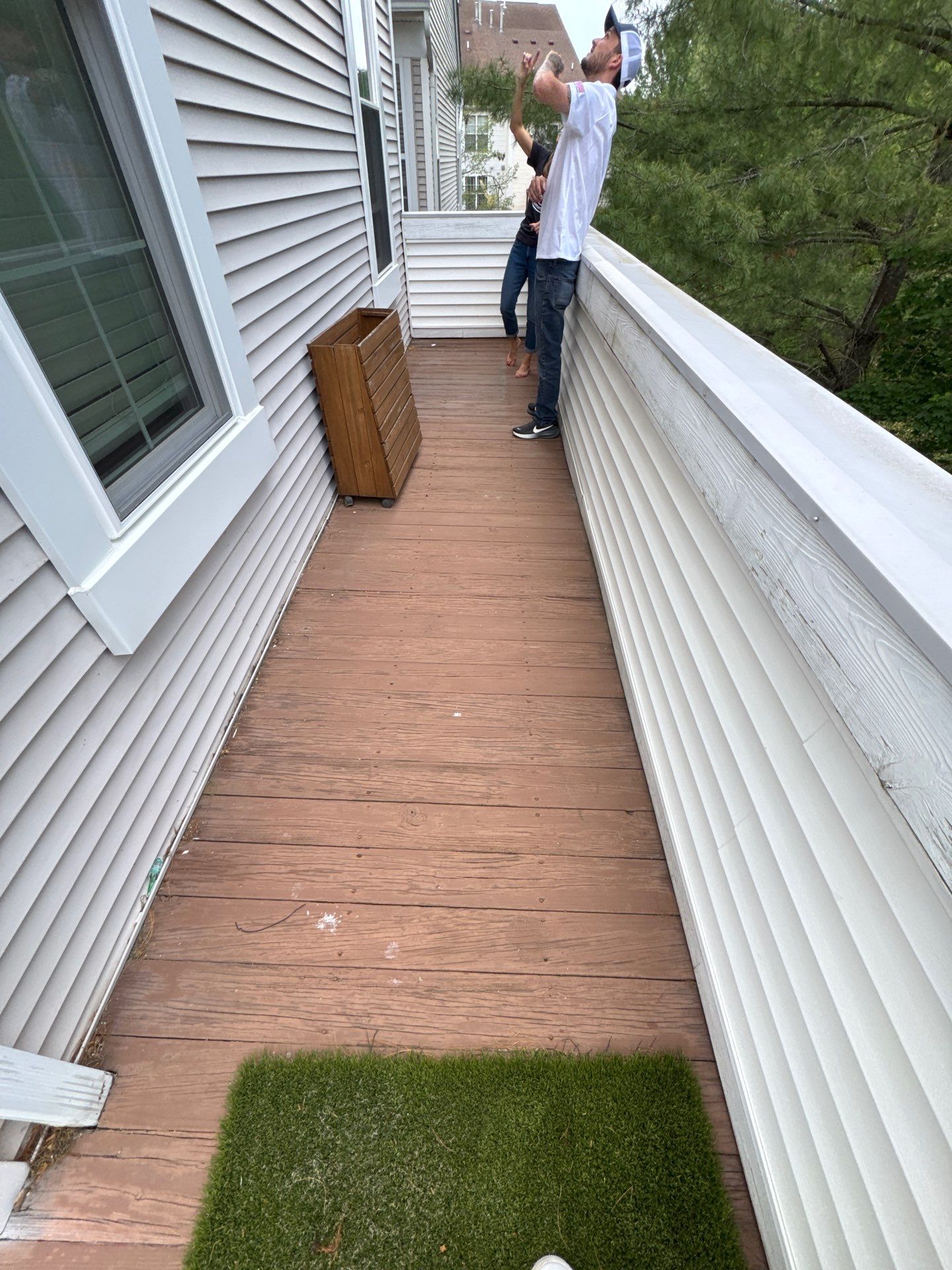 Deck Replacement and Window Capping in Ashburn by Ridge Armor Renovations