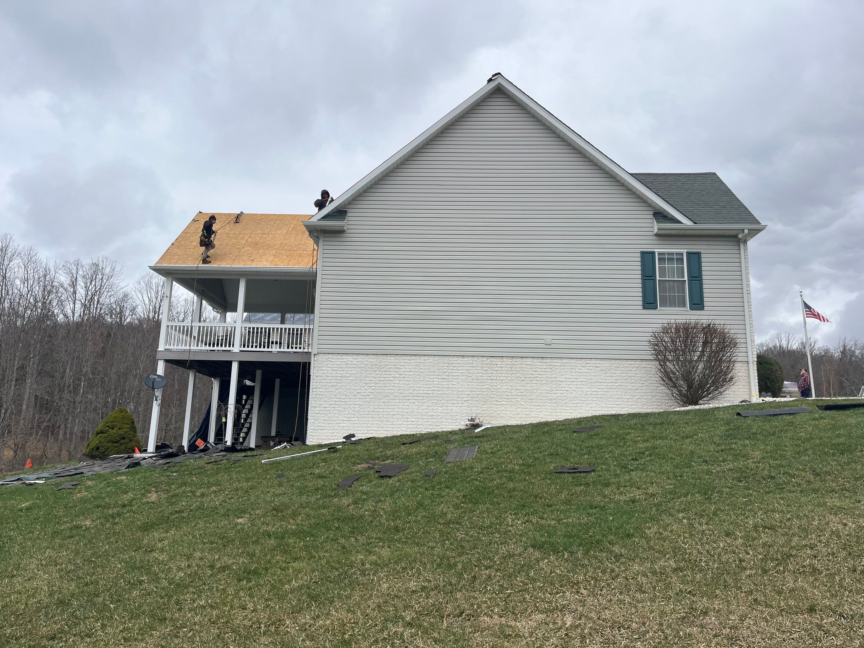 Residential Roofing Installation using Certainteed Landmark Pro Shingles by Fahey Roofing + Contracting