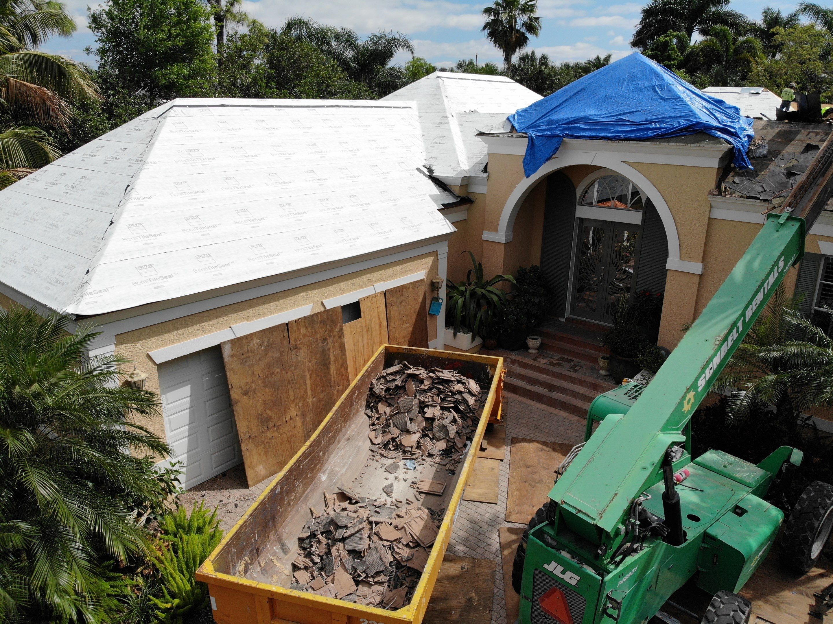 Residential Roofing Installation using Eagle Concrete Tile in Bonita Springs by International Roofing