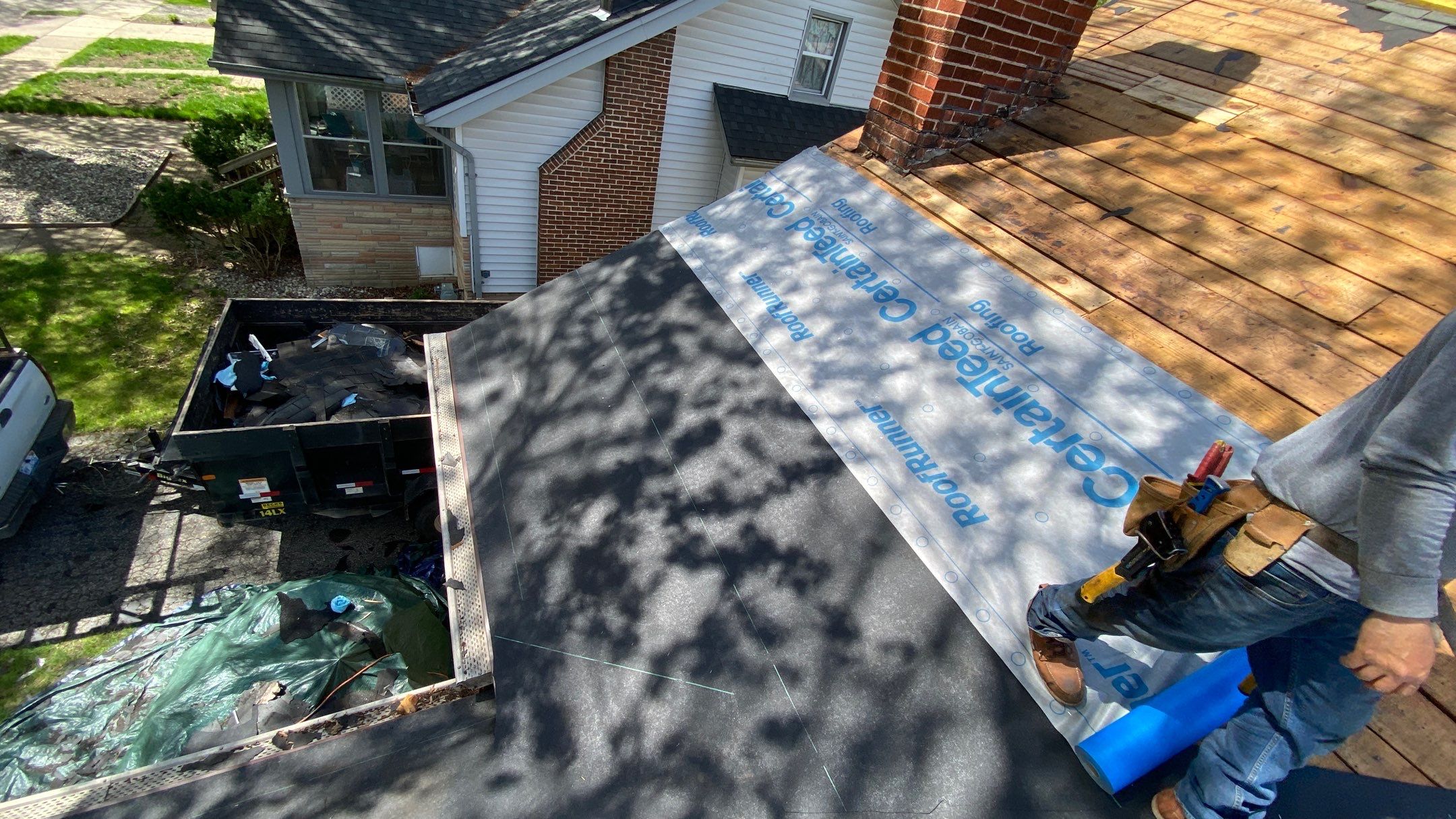 Roof Replacement using CertainTeed Landmark by 180 Contractors