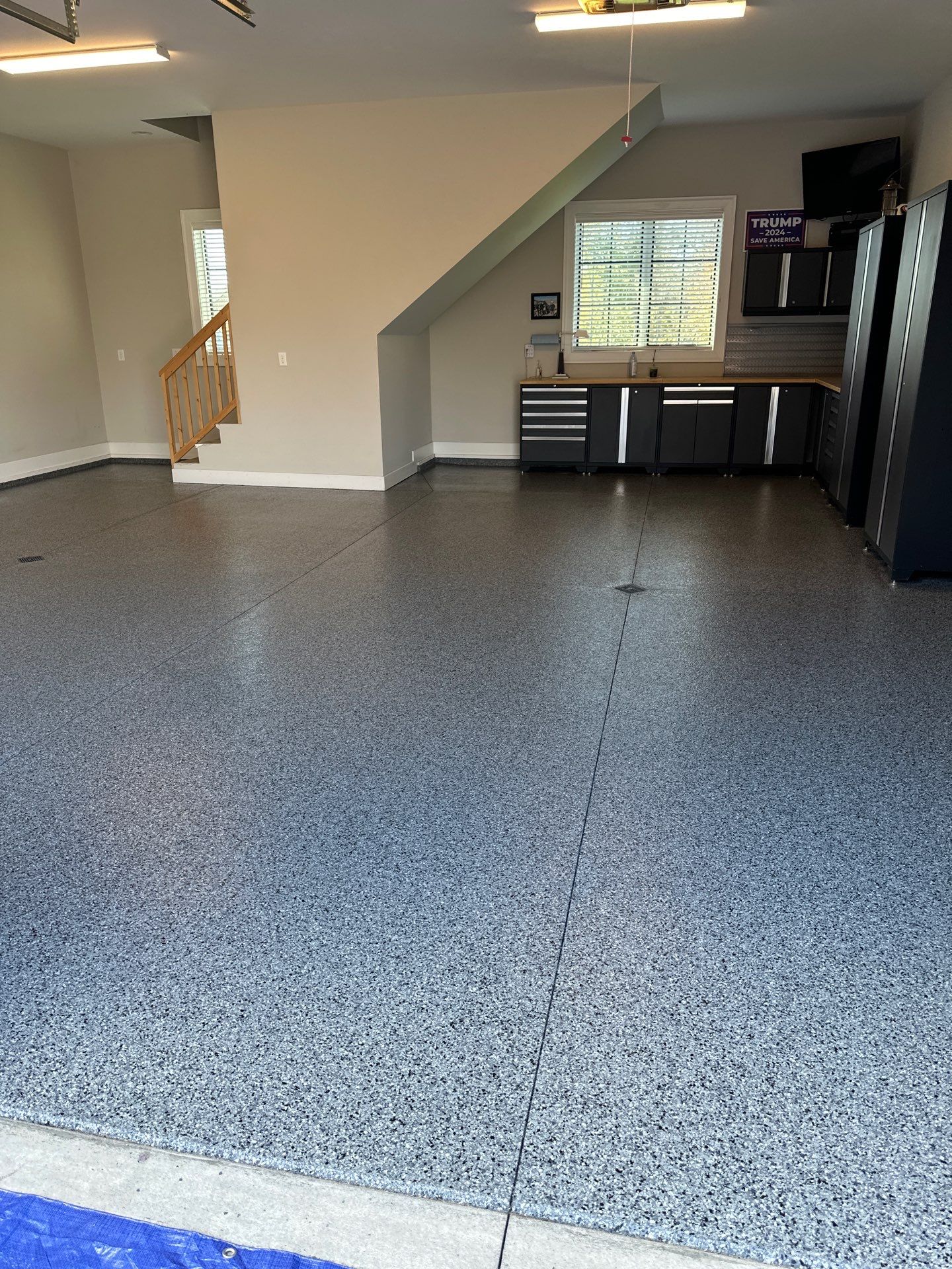 Garage Floor Coating using Nightfall by My Garage Floor Guys