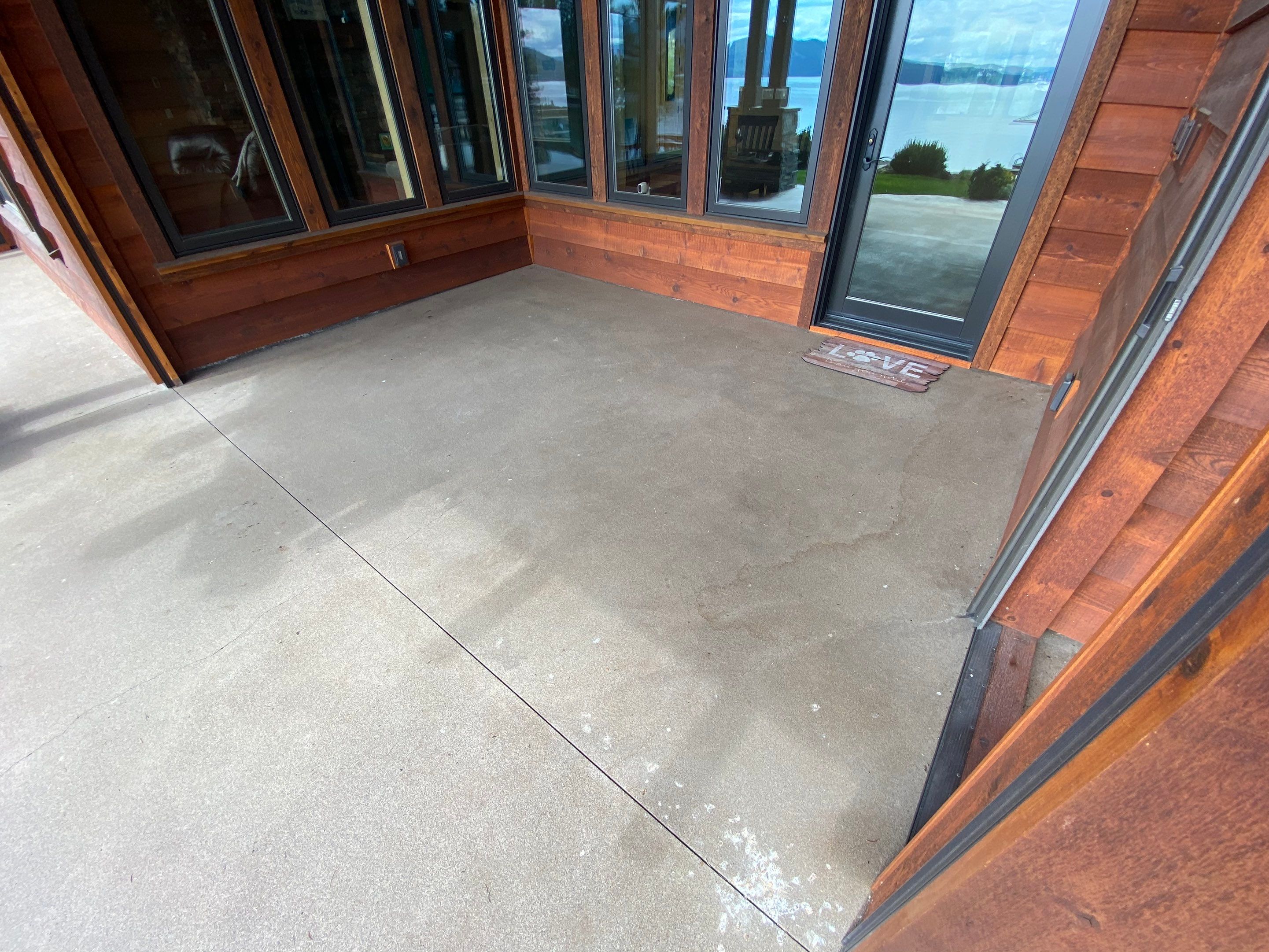 Patio and Walkway using Pecan and the Penntek Evolution Flooring System by Croc Coatings, LLC