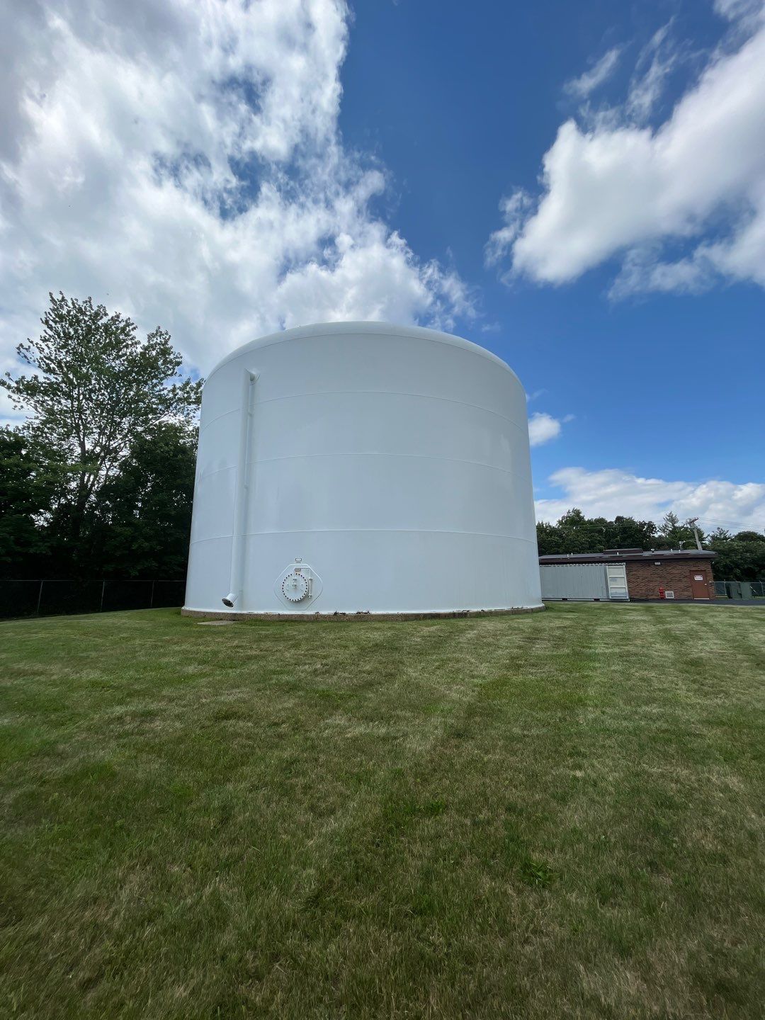 Water tank cleaning by Northern Power Washing LLC.