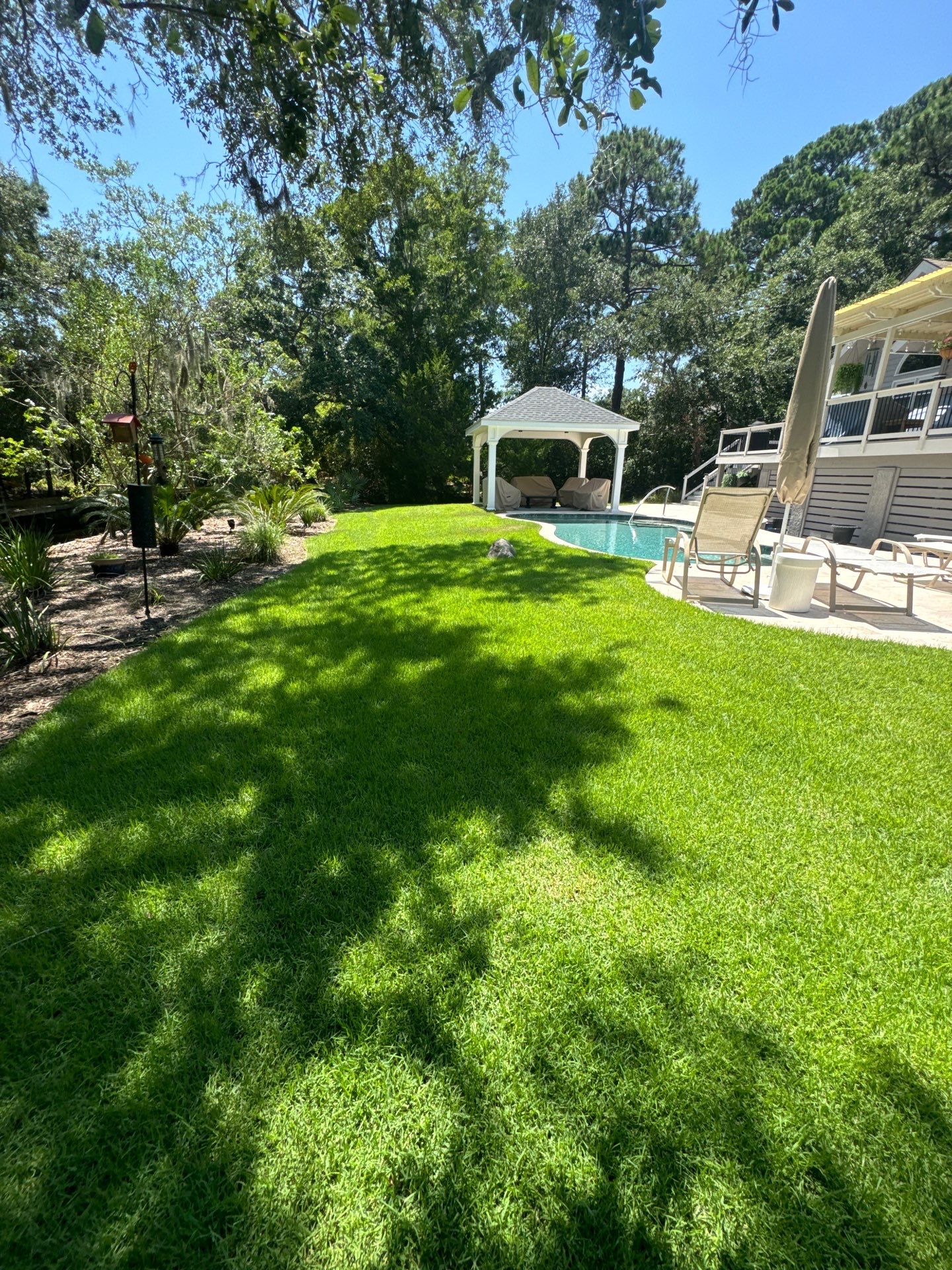 Residential Drainage Solutions and Sod Installation in Hilton Head Island by Lowcountry Scapes, LLC