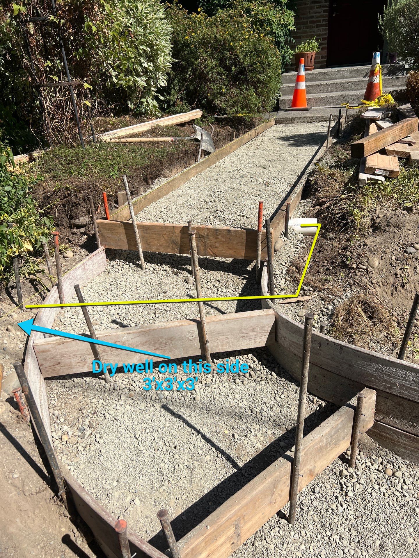 Front Driveway & Stairs Concrete Renovation | Kenmore  by Jireh Asphalt & Concrete Inc 