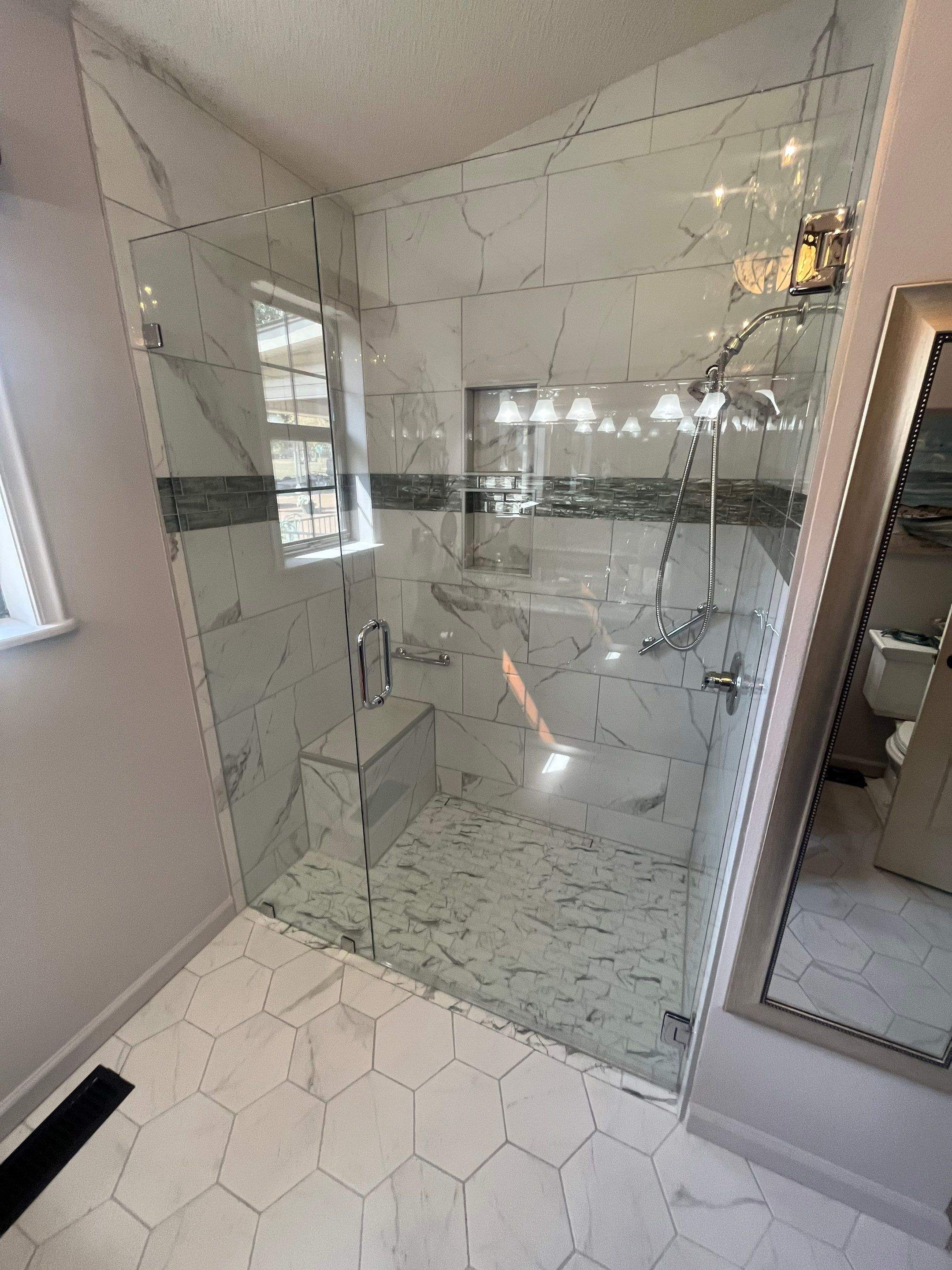 Shower Pictures by Custom Glass Service