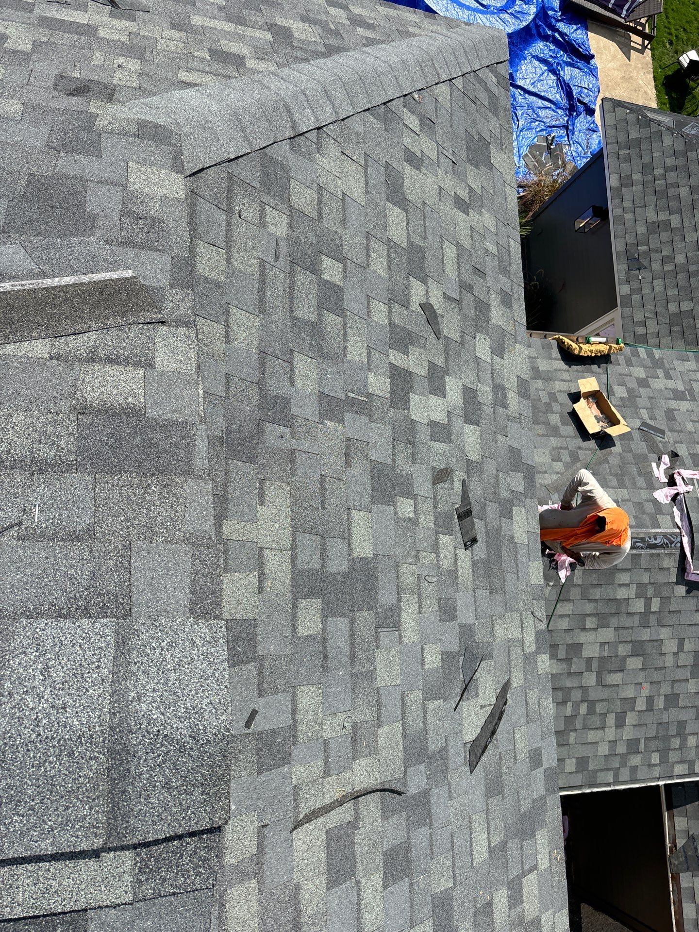 Residential Roofing Repair using Owen's Corning Duration (Lifetime) Shingles by Roof Repair Services LLC