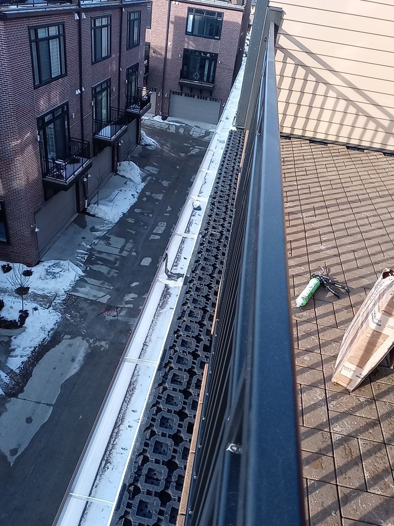 Paver install by Absolute Roofing and Construction