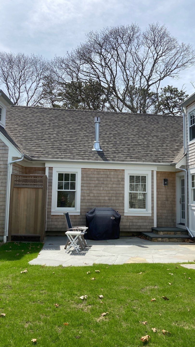 Gutter Installation using 6" Half Round Galvalume Gutter by Gutter Pro Enterprises